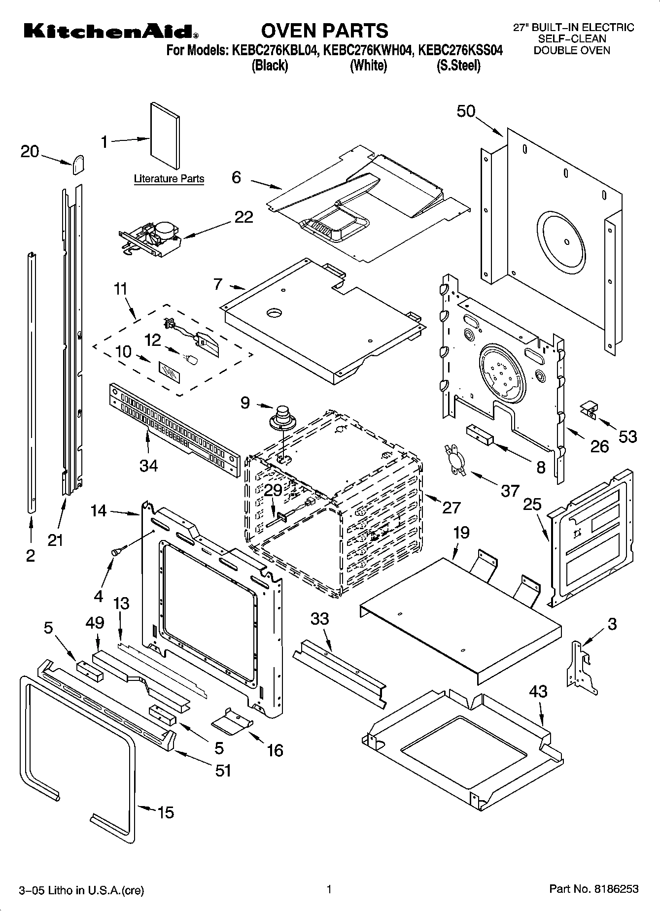 01 - OVEN PARTS