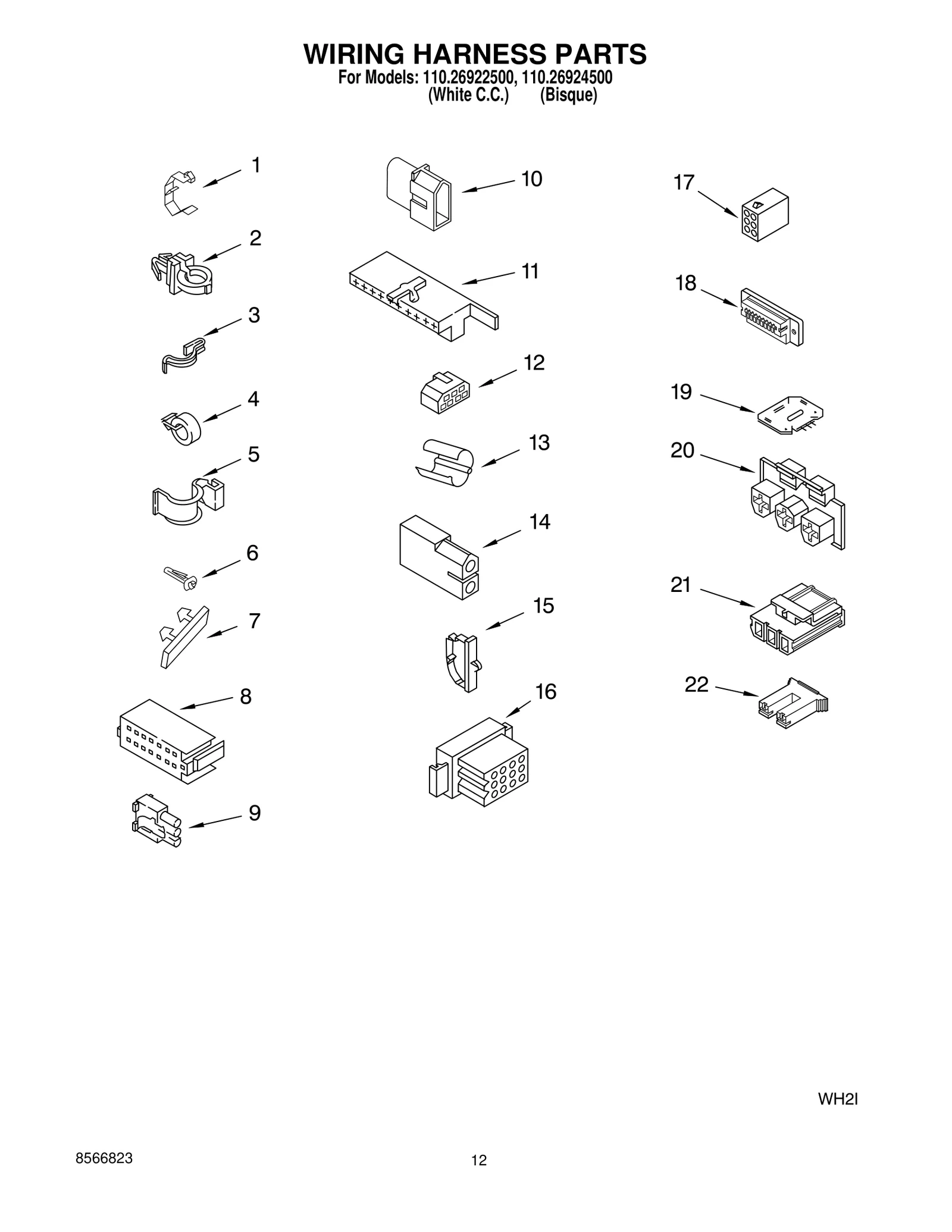 WIRING HARNESS PARTS