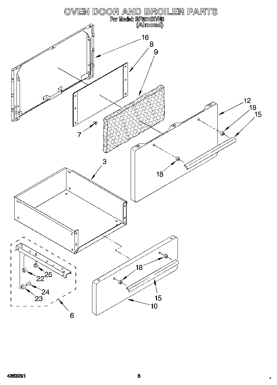 03 - OVEN DOOR AND BOILER