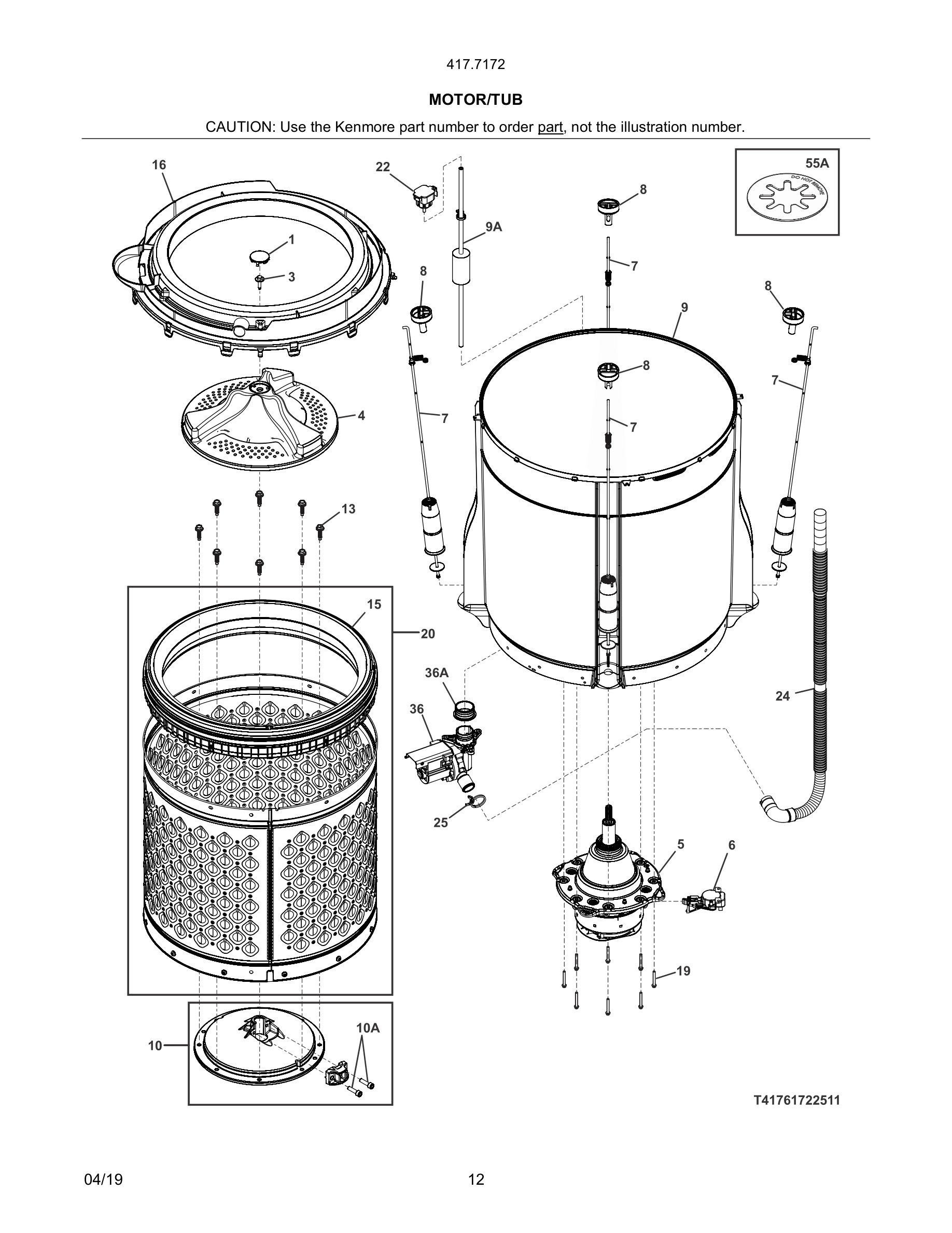 13 - MOTOR/TUB