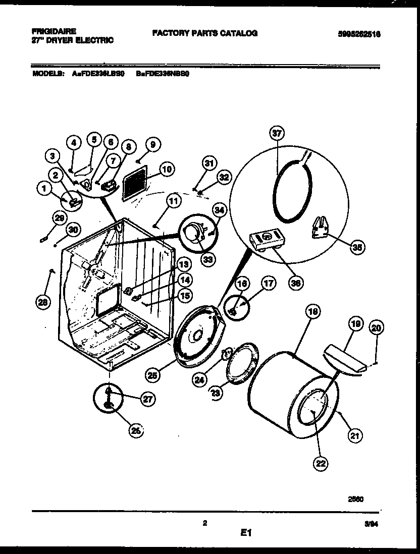 02 - CABINET AND COMPONENT PARTS