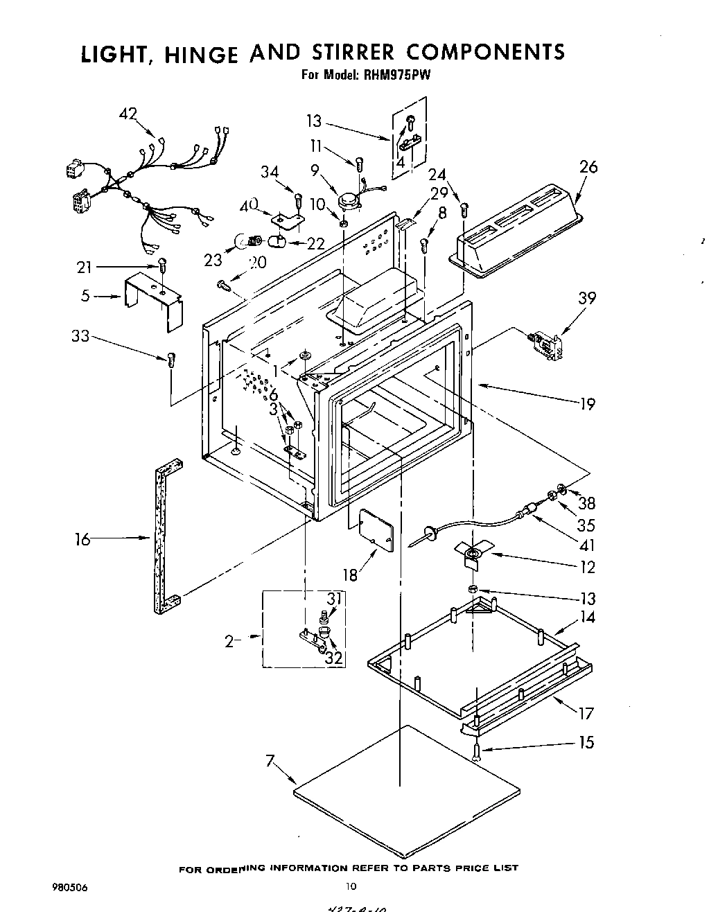 07 - LIGHT, HINGE AND STIRRER