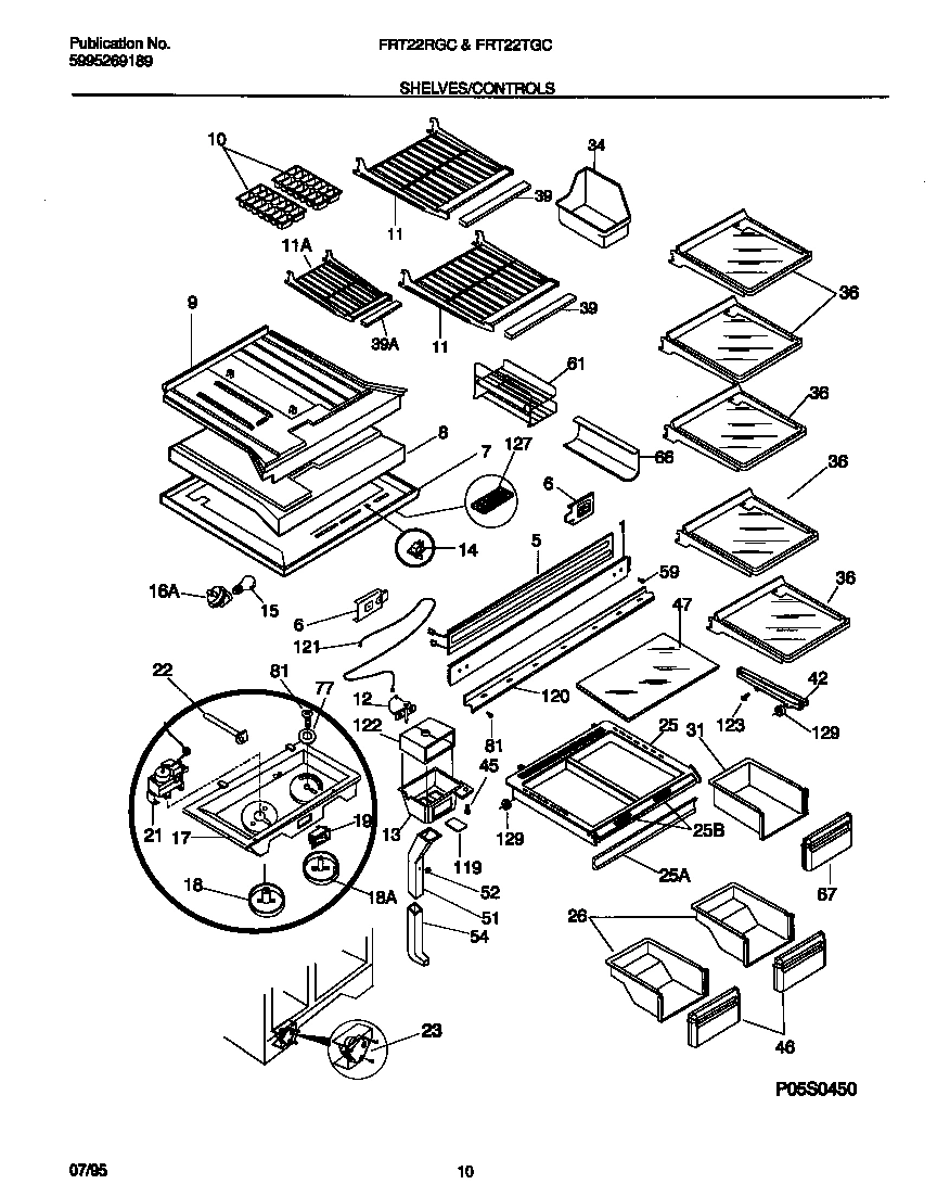 04 - SHELVES/CONTROLS