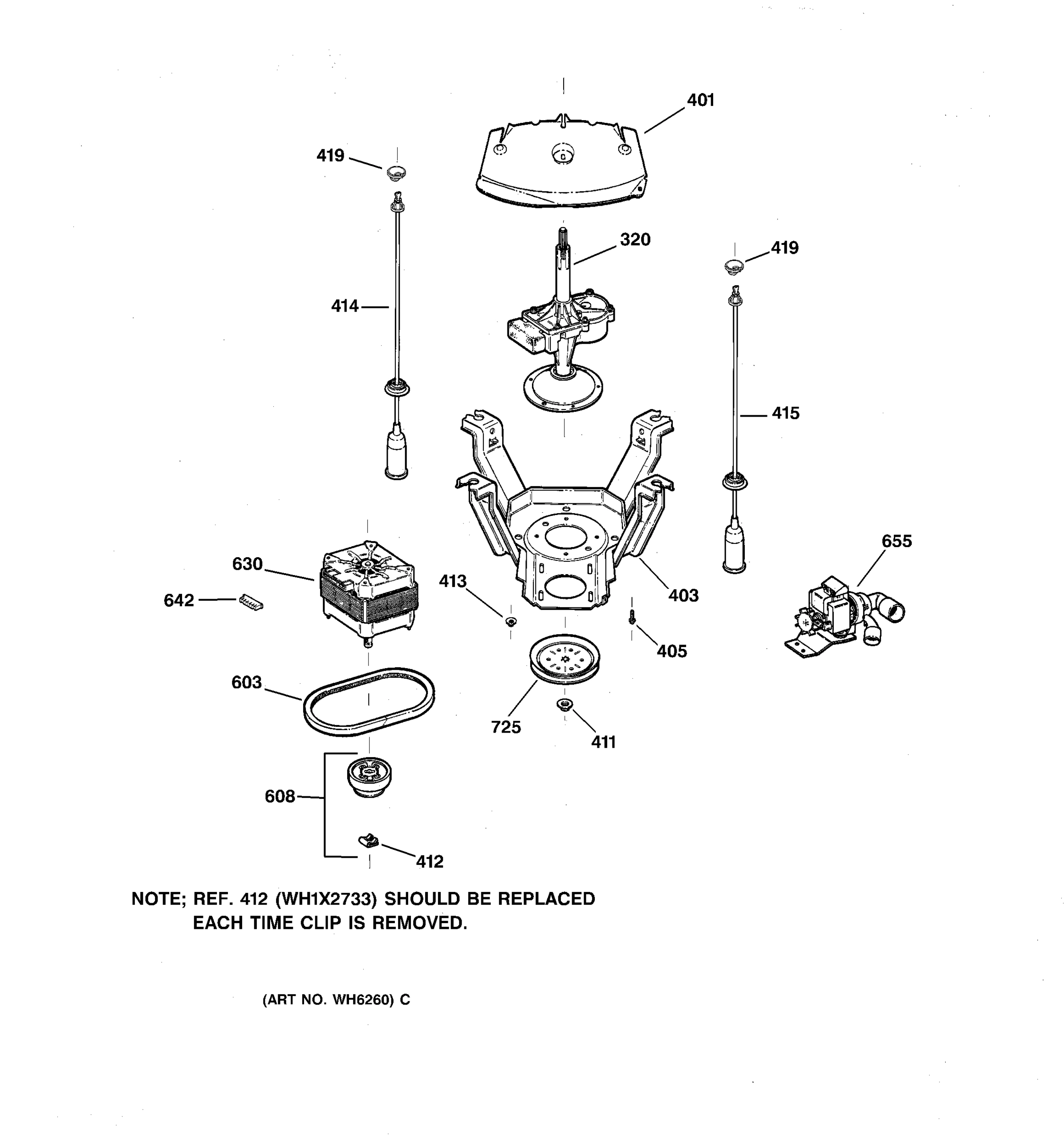 SUSPENSION, PUMP & DRIVE COMPONENTS