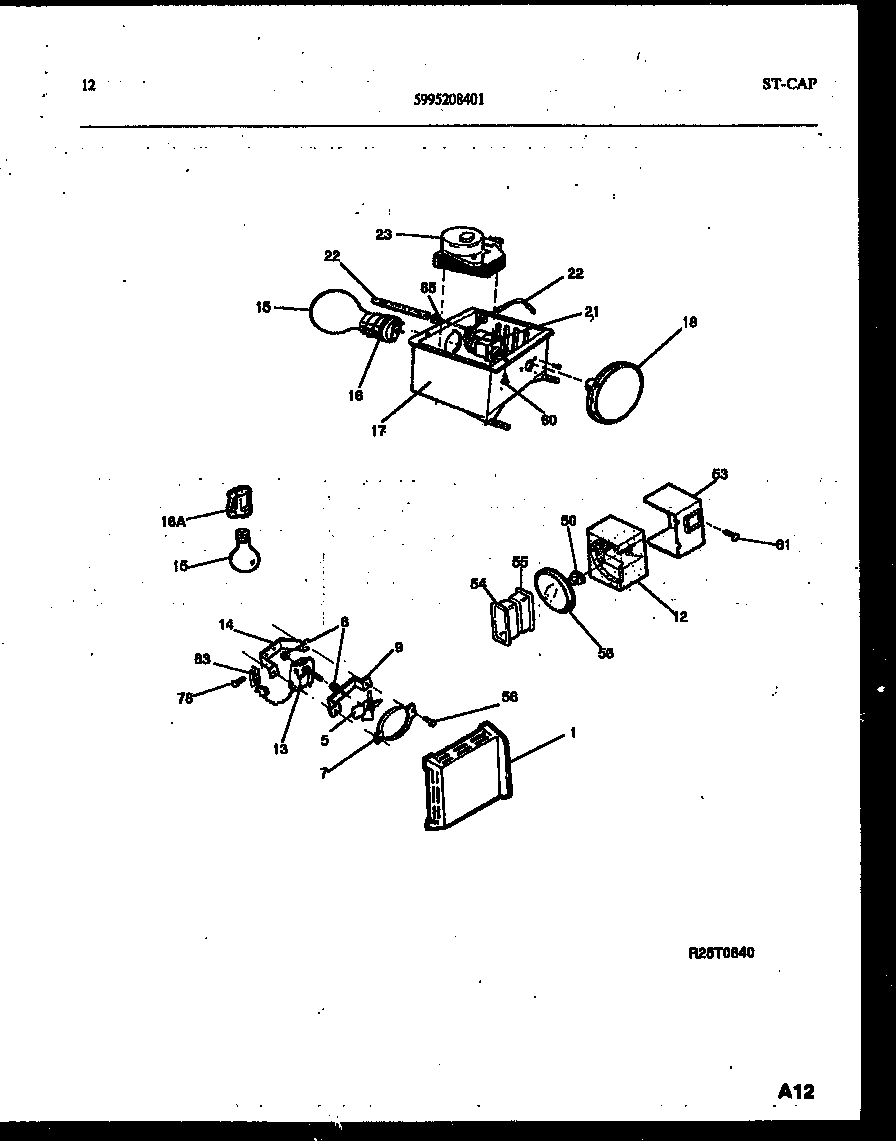 07 - REFRIGERATOR CONTROL ASSEMBLY, DAMP