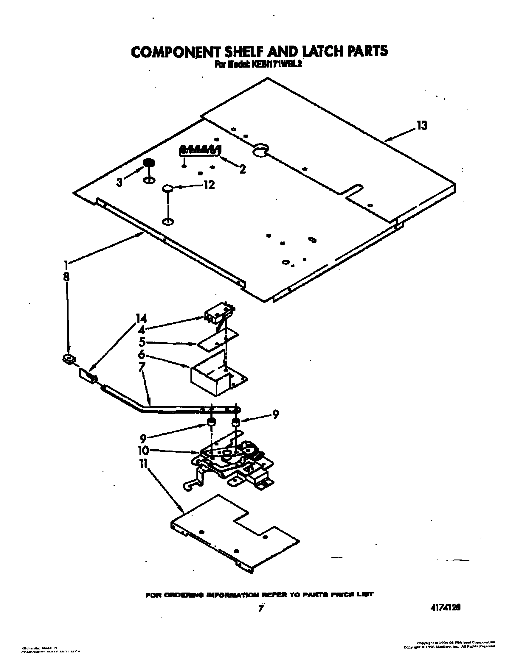 05 - COMPONENT SHELF AND LATCH