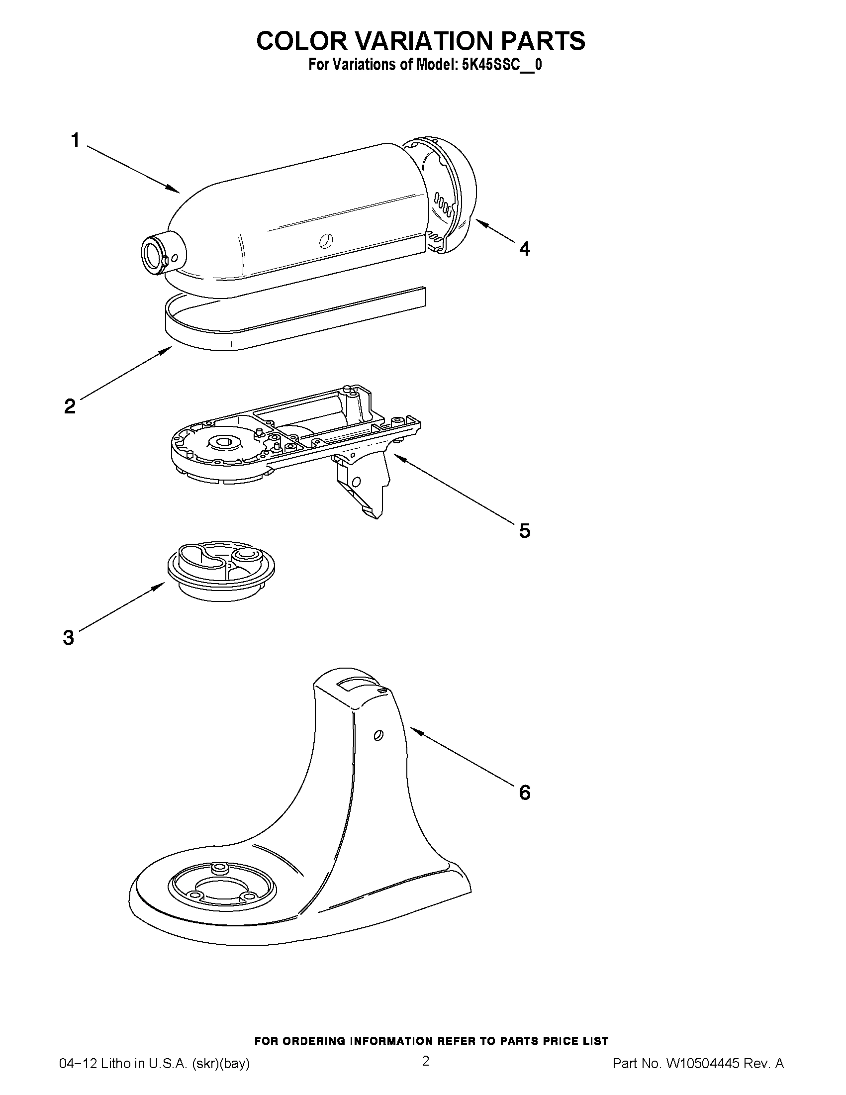 01 - COLOR VARIATION PARTS
