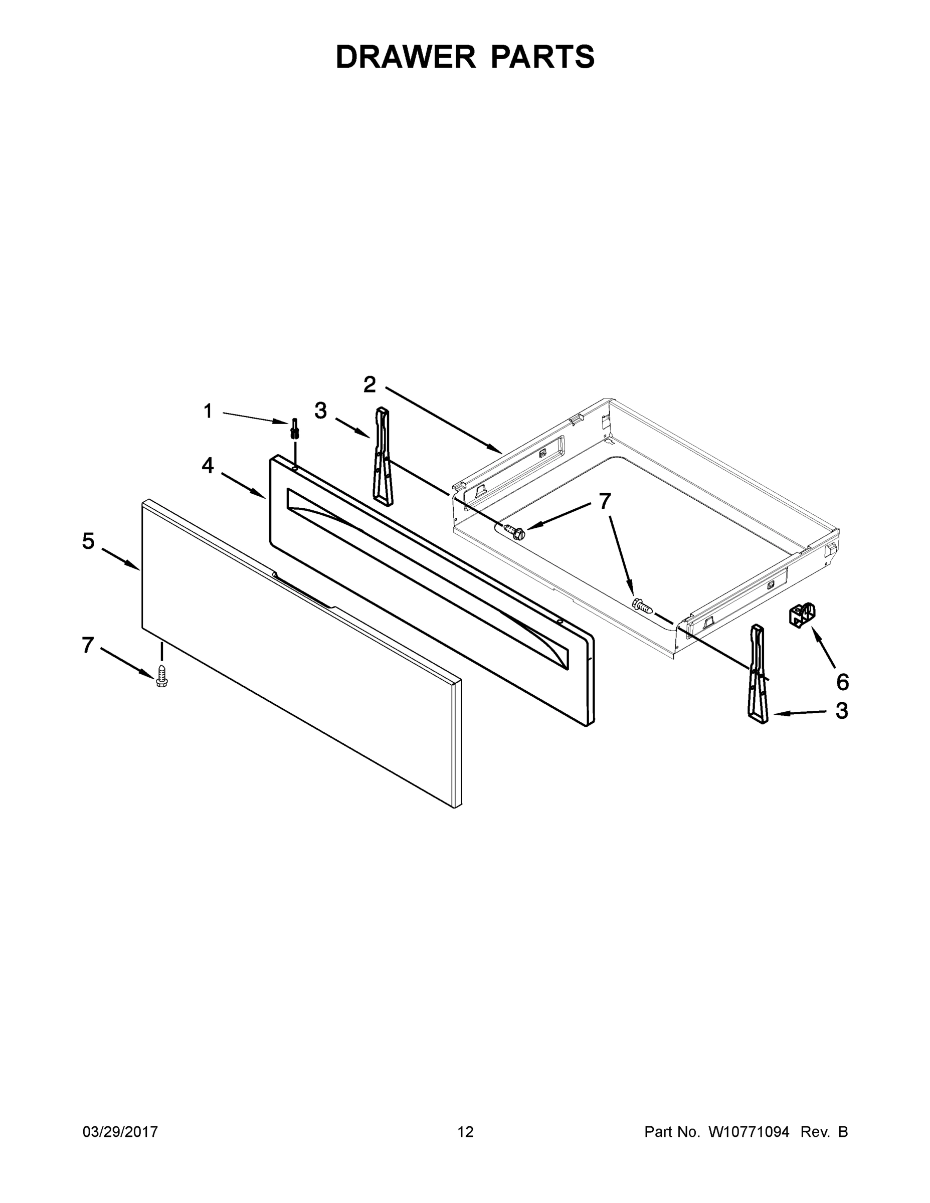 07 - DRAWER PARTS