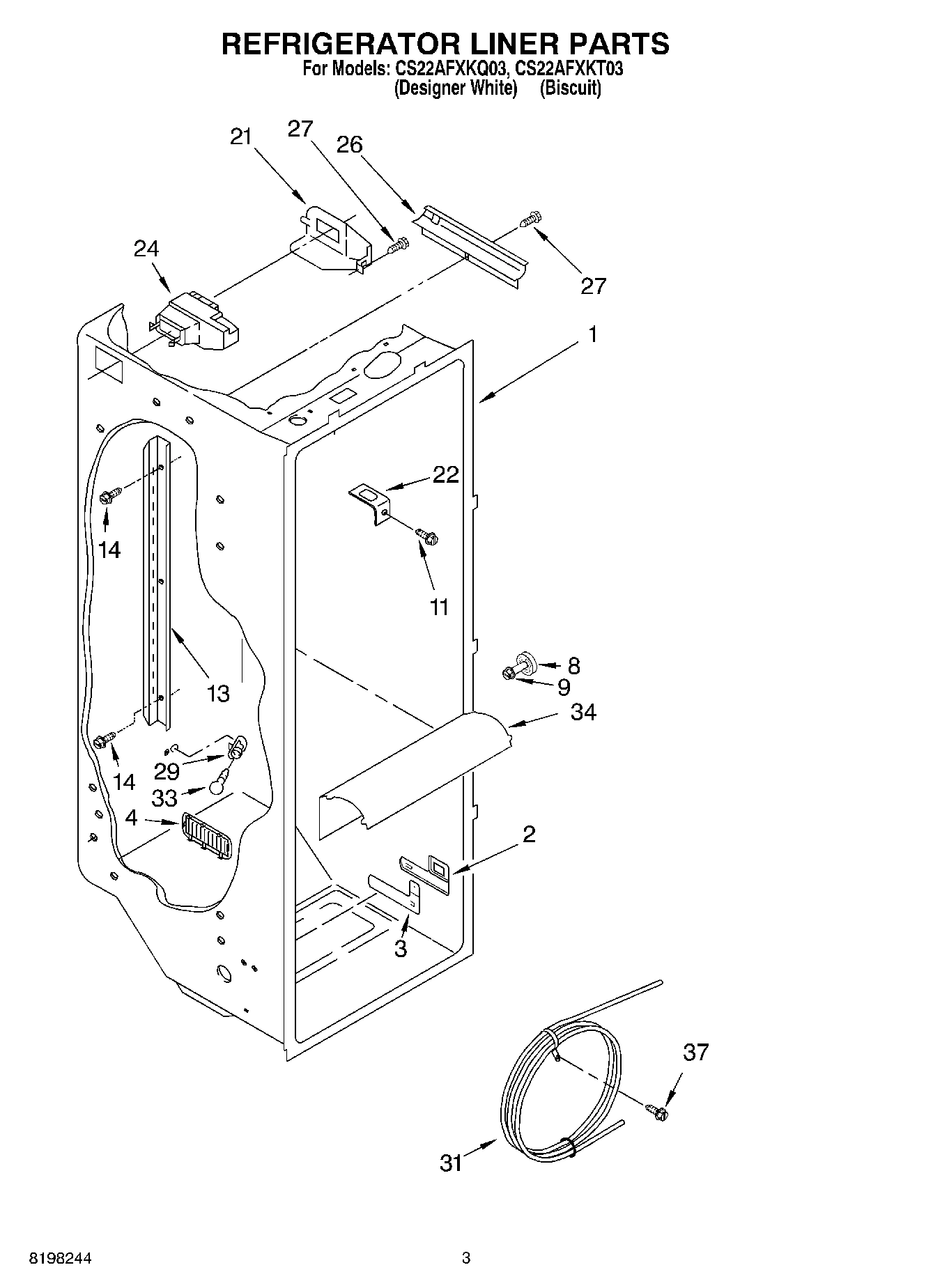 02 - REFRIGERATOR LINER