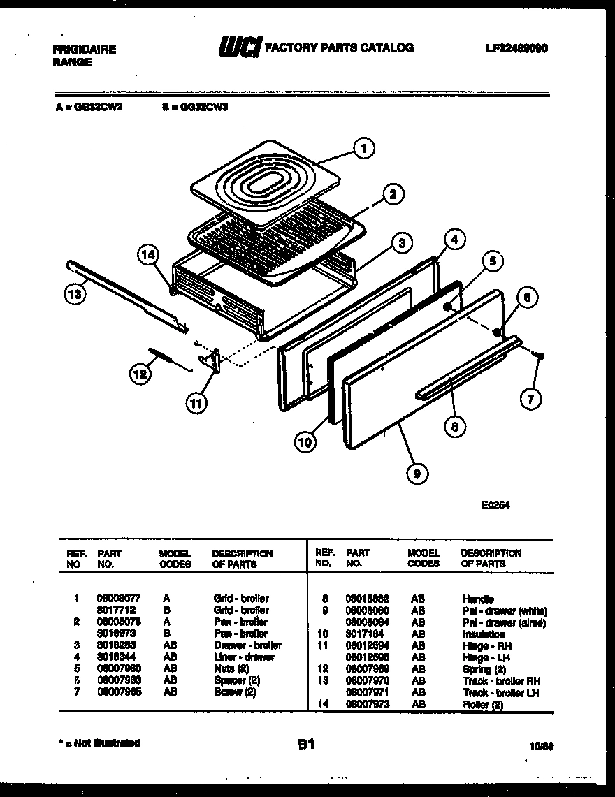 05 - BROILER DRAWER PARTS