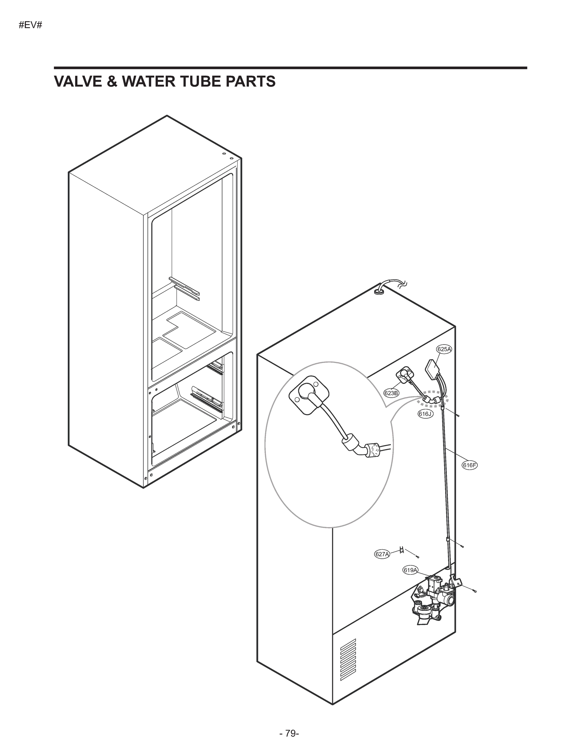 VALVE & WATER TUBE PARTS