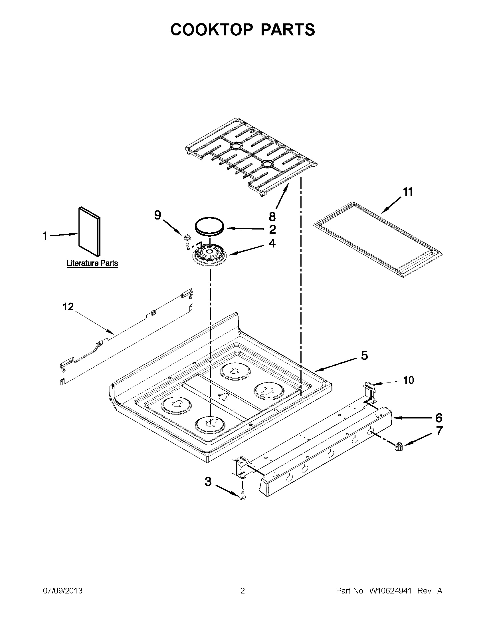 01 - COOKTOP PARTS