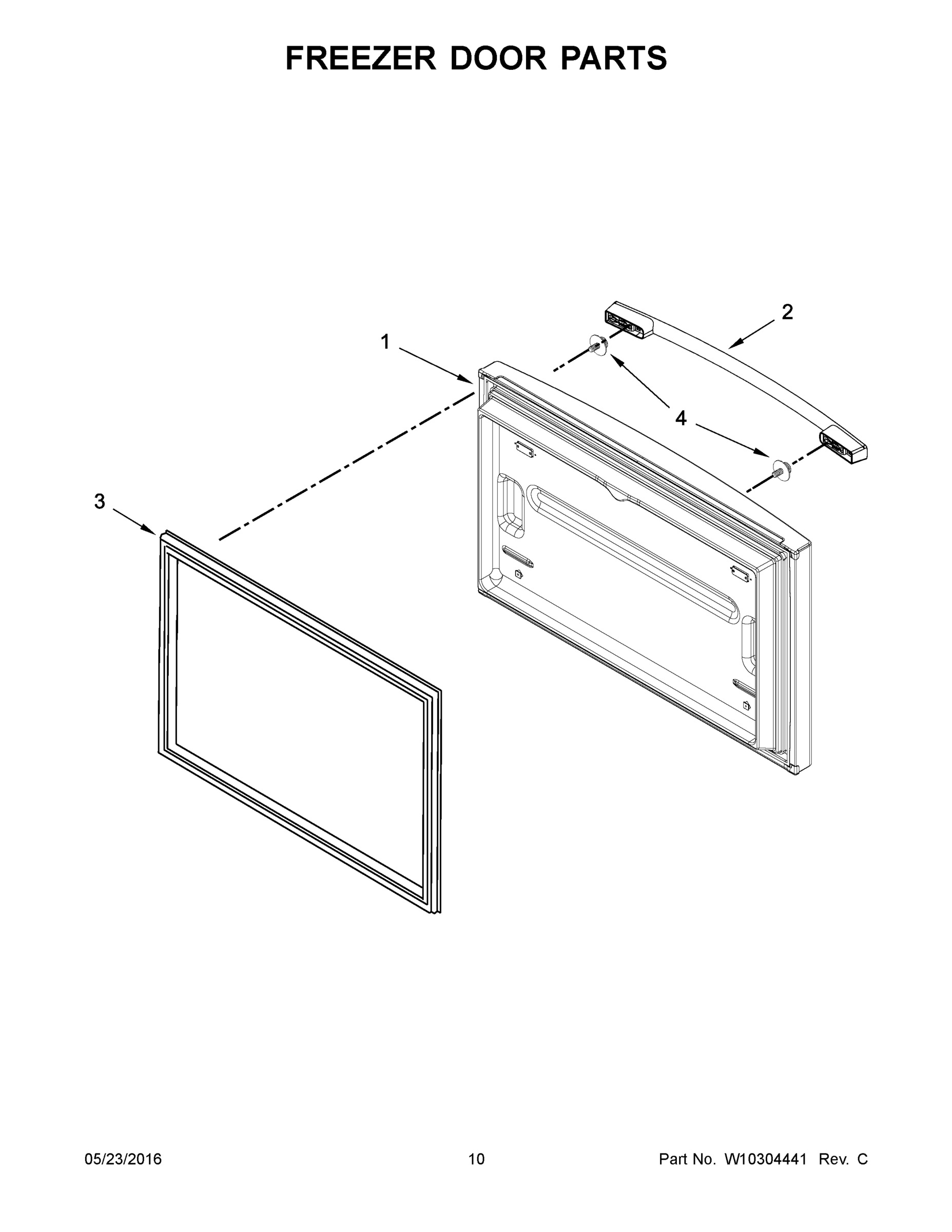 06 - FREEZER DOOR PARTS