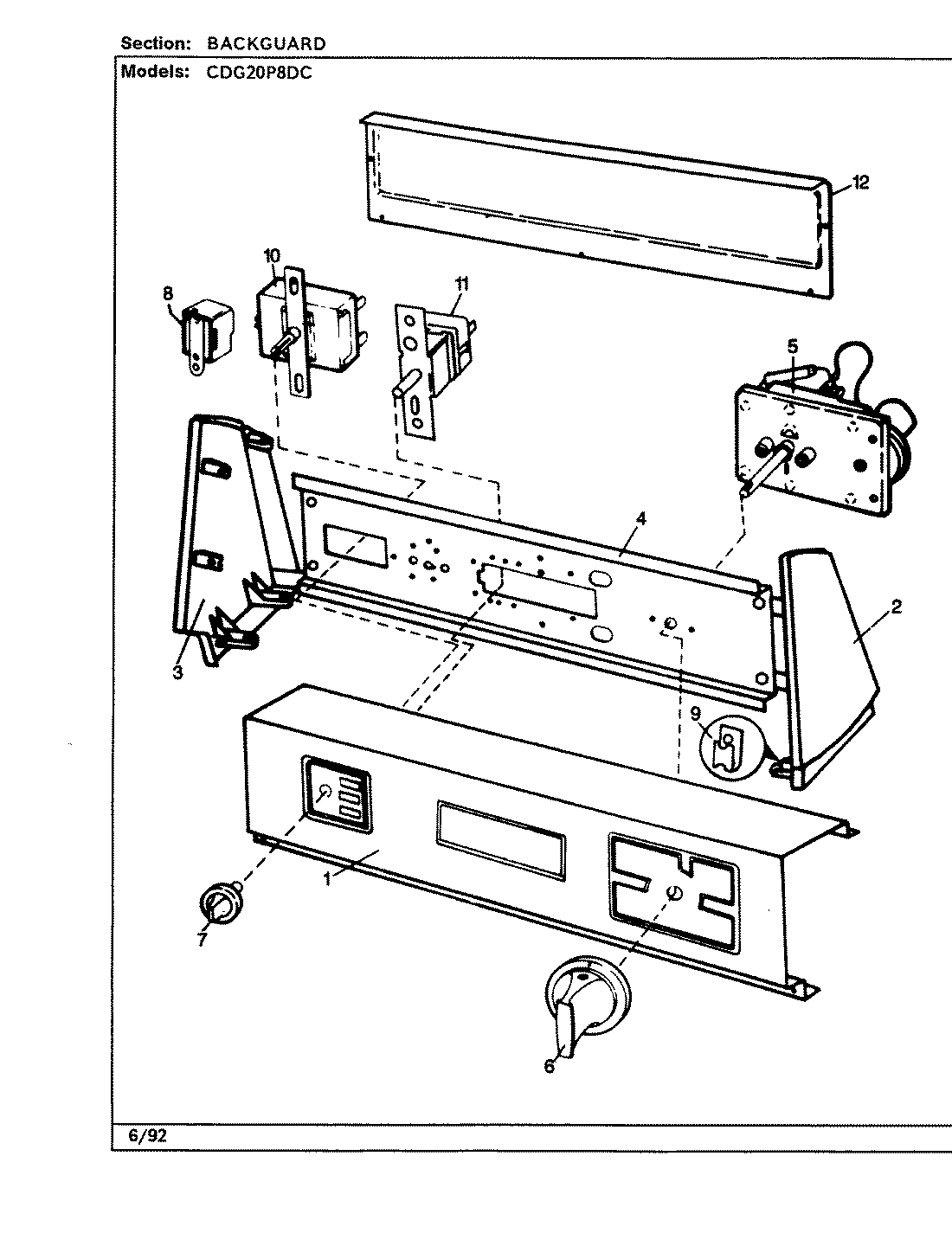 01 - CONTROL PANEL (CDG2P8DC)