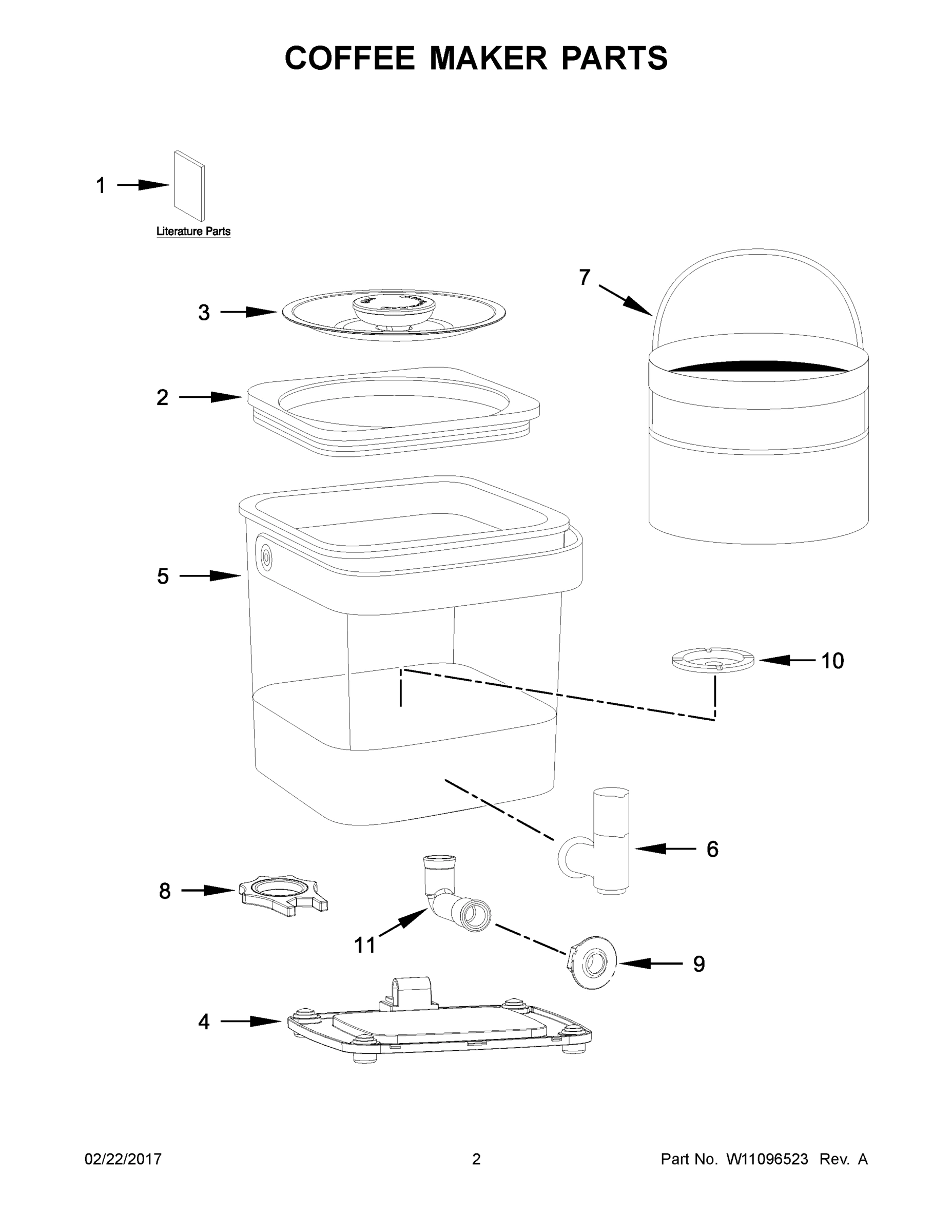 02 - COFFEE MAKER PARTS