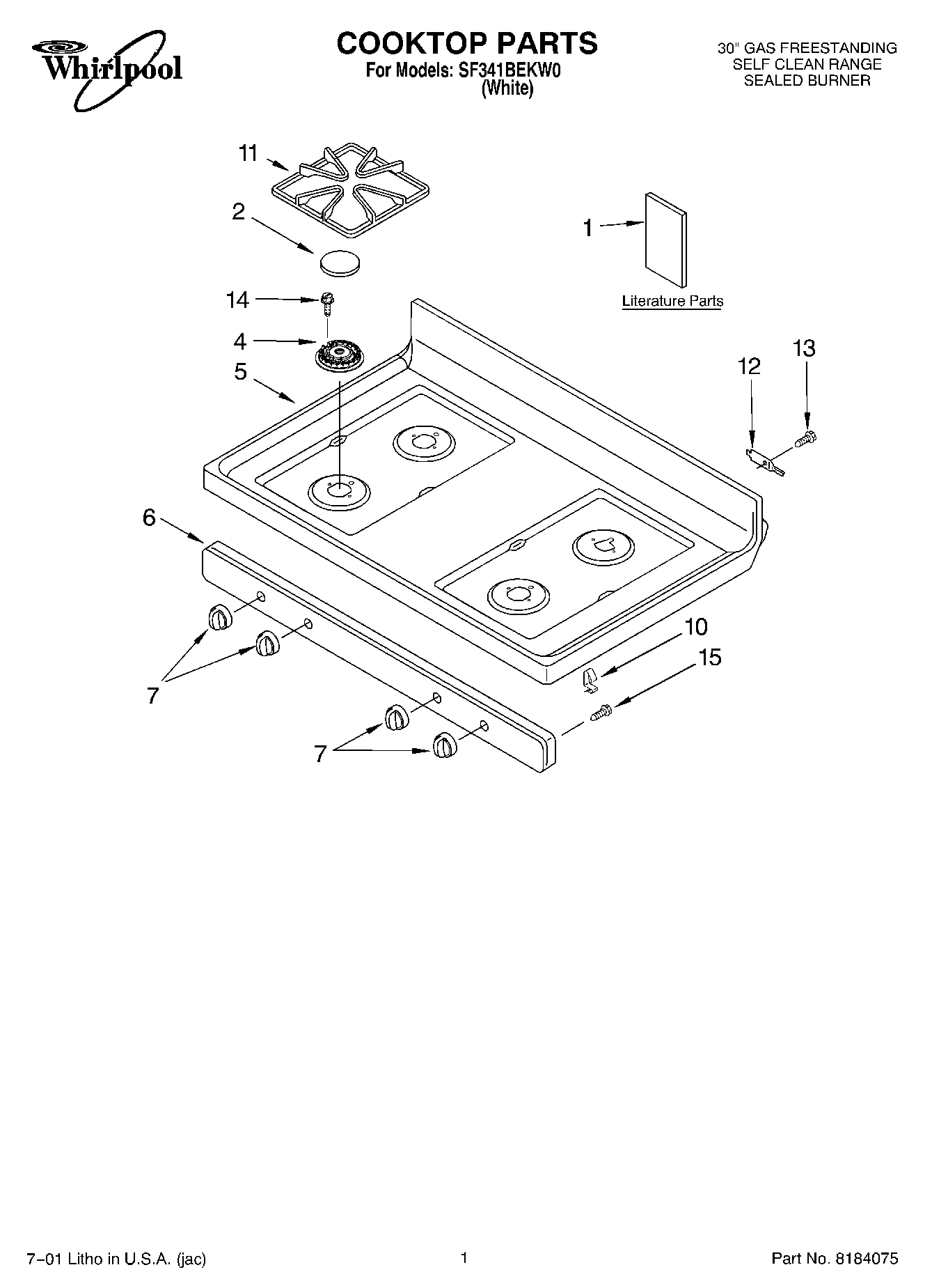 01 - COOKTOP, LITERATURE