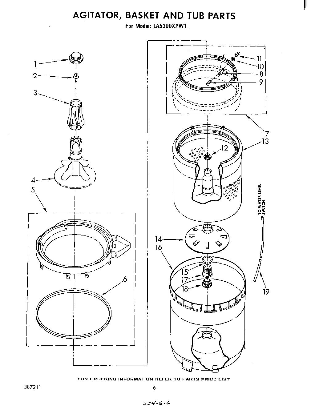 04 - AGITATOR, BASKET AND TUB
