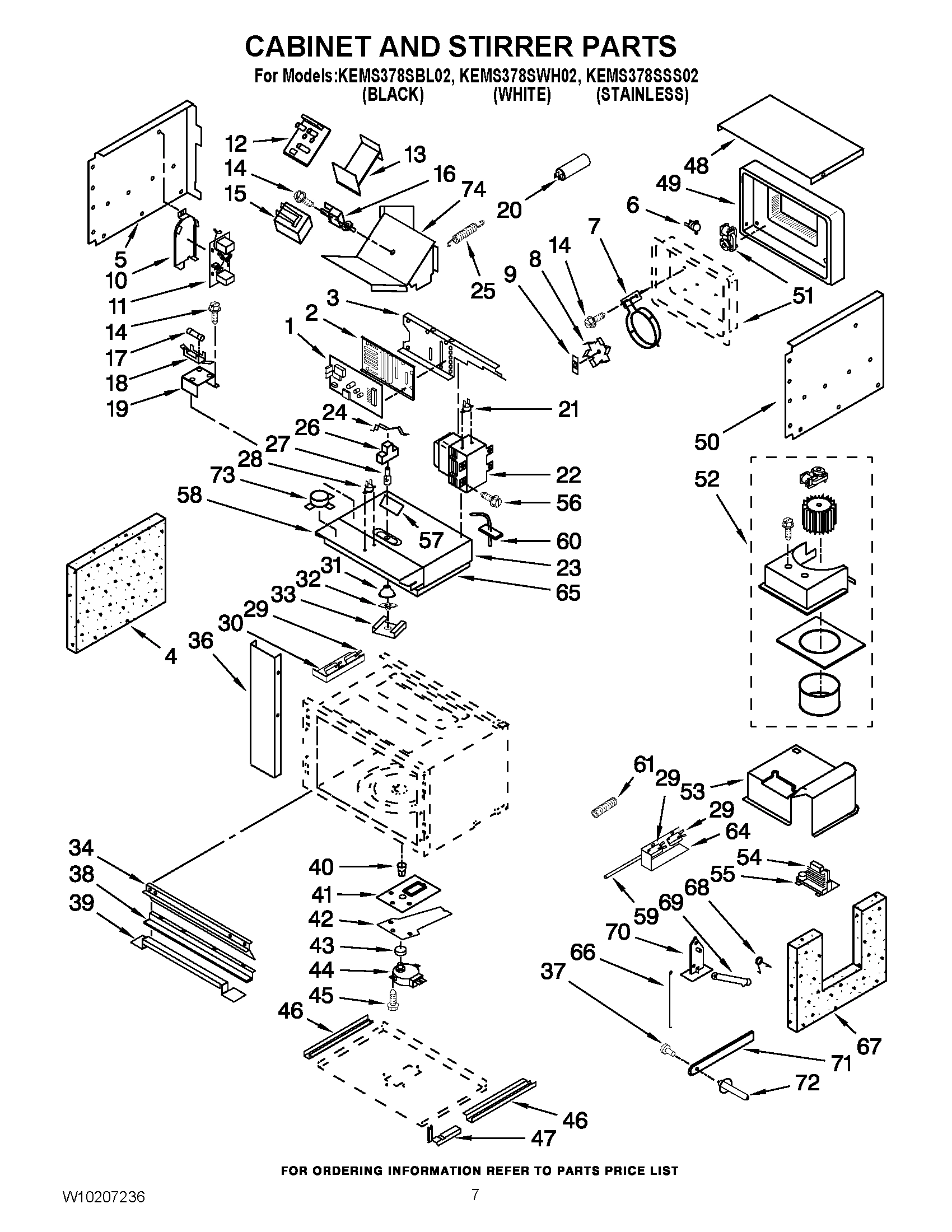 06 - CABINET AND STIRRER PARTS