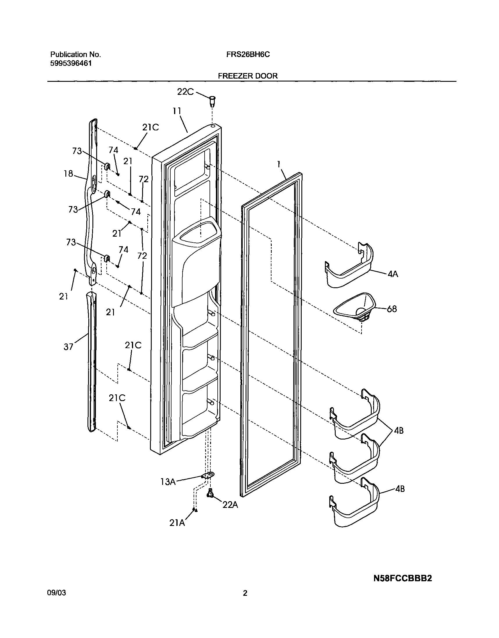 03 - FREEZER DOOR
