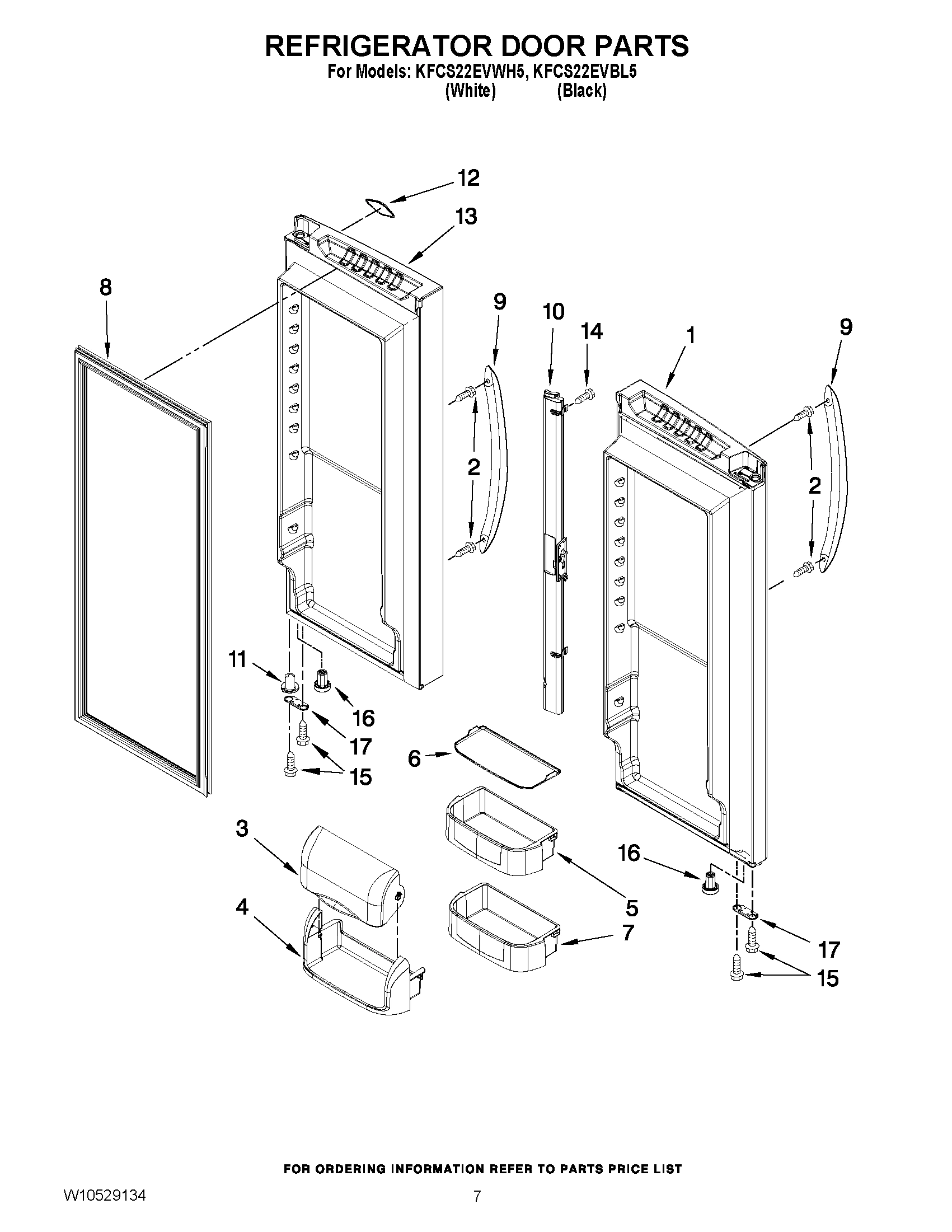 04 - REFRIGERATOR DOOR PARTS