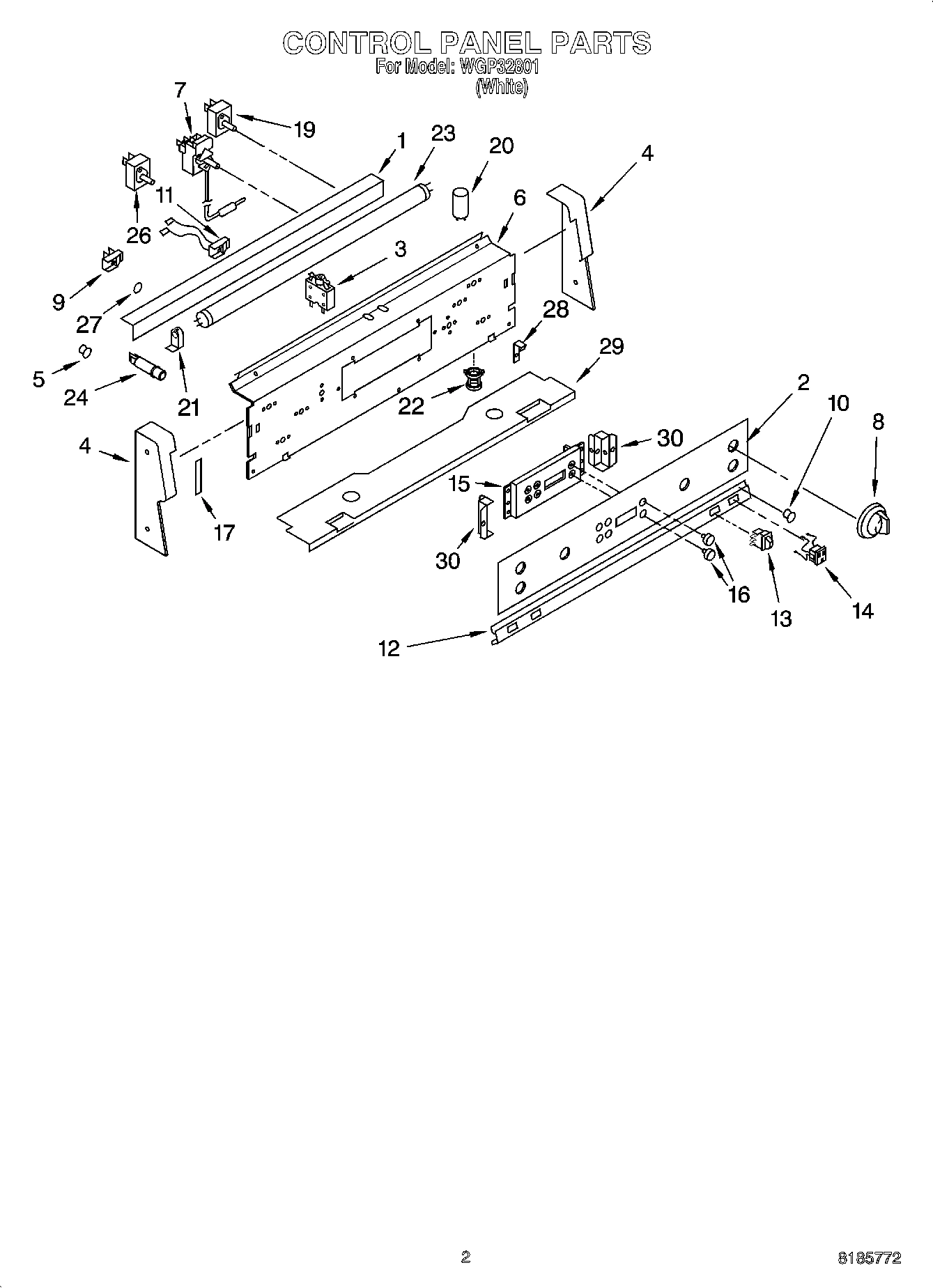 02 - CONTROL PANEL PARTS