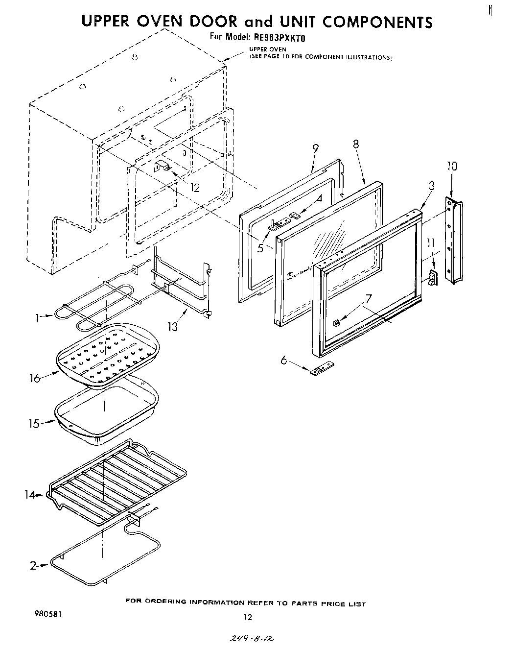07 - UPPER OVEN DOOR AND UNIT