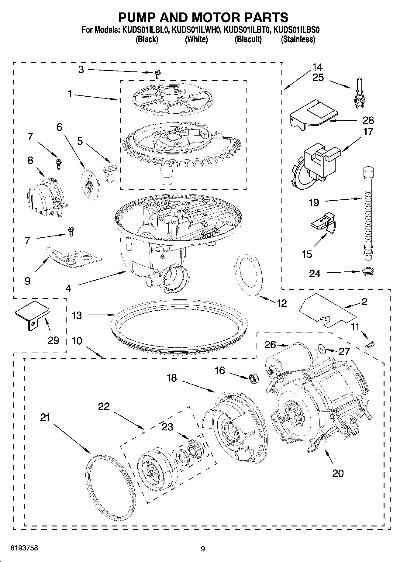 08 - PUMP AND MOTOR PARTS