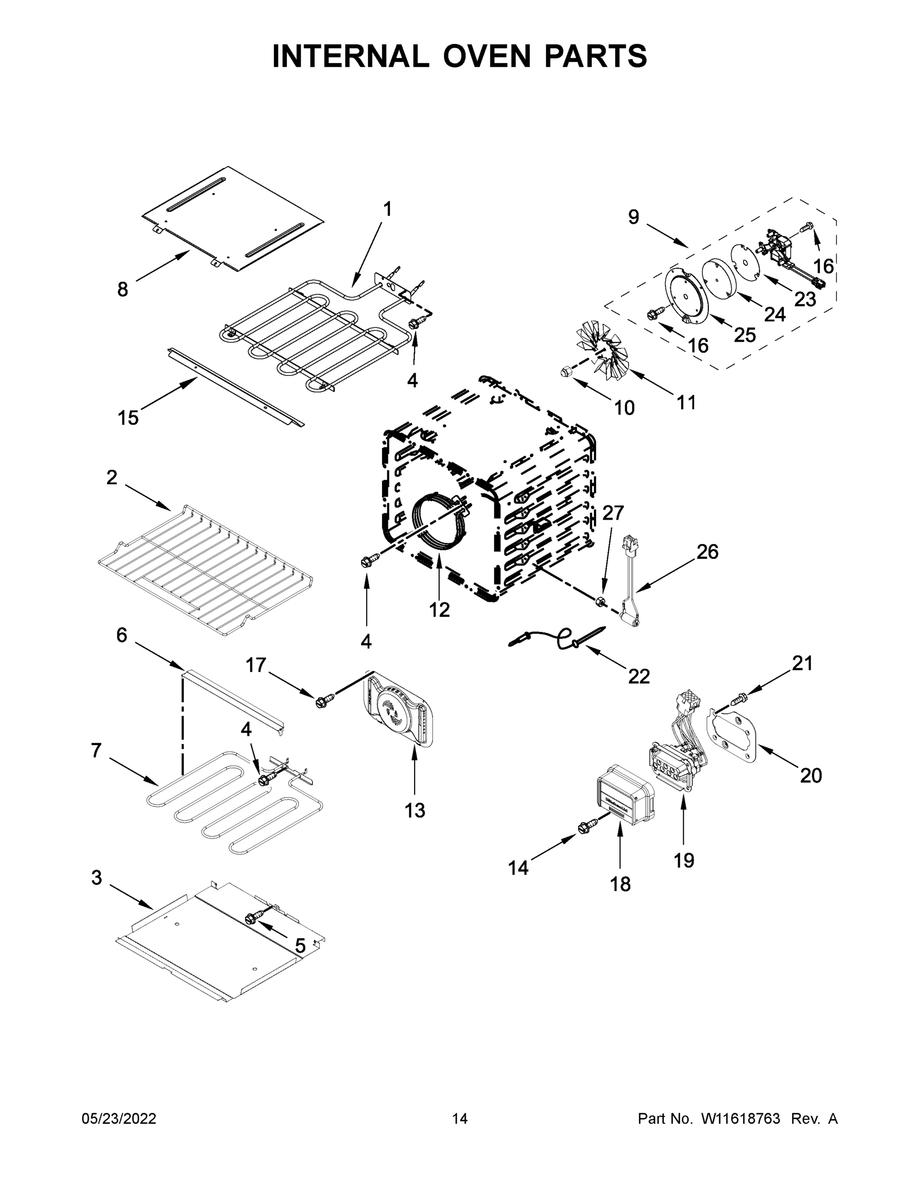 08 - INTERNAL OVEN PARTS