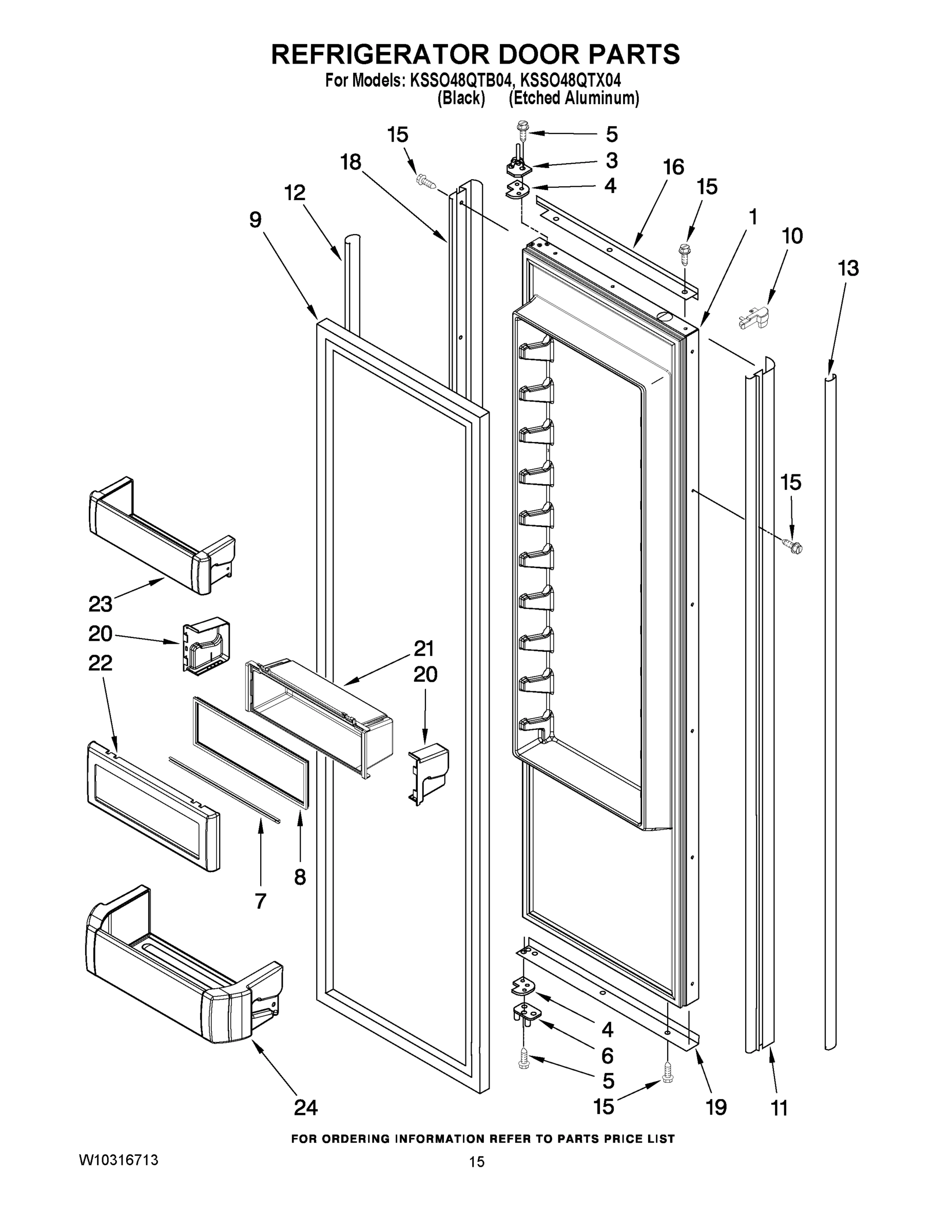 10 - REFRIGERATOR DOOR PARTS