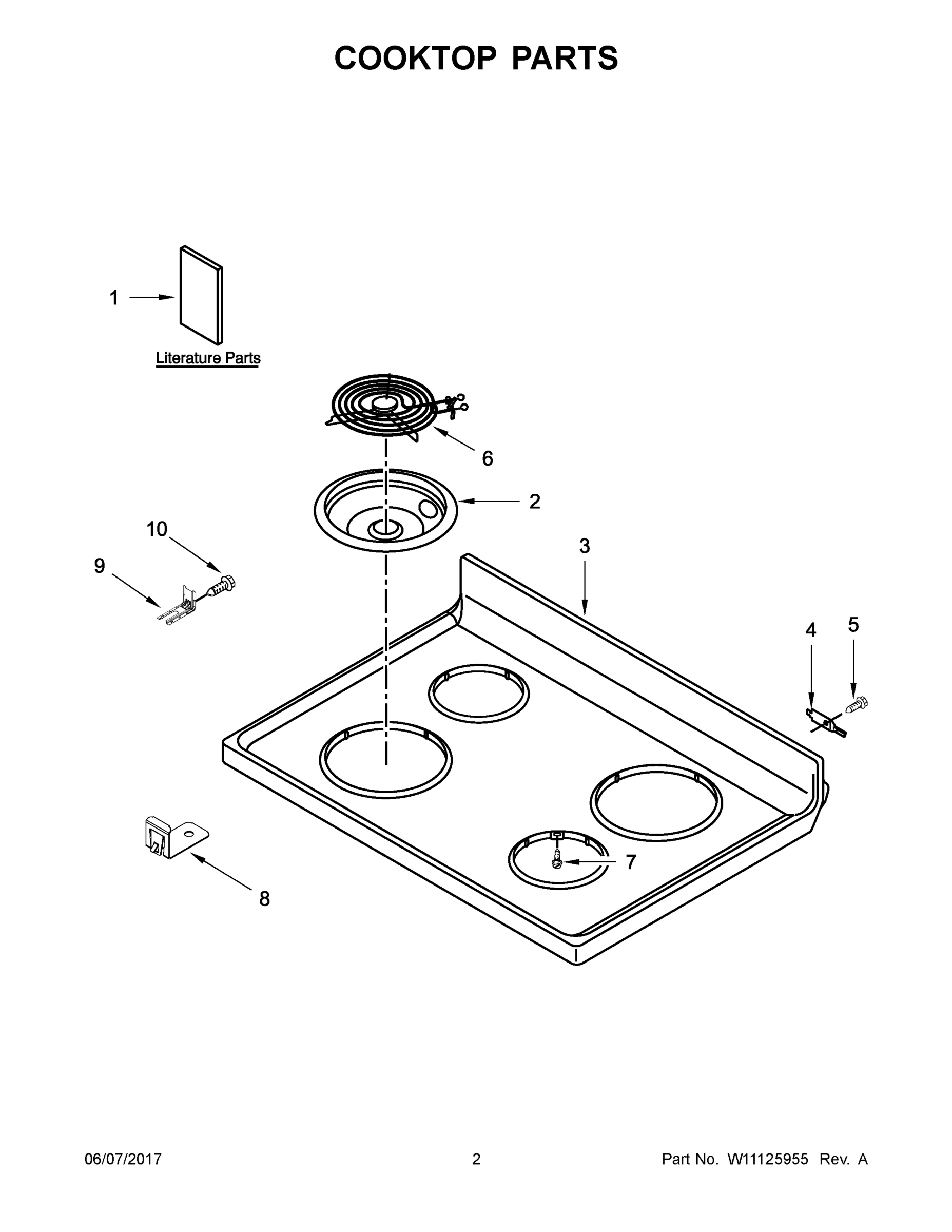 02 - COOKTOP PARTS