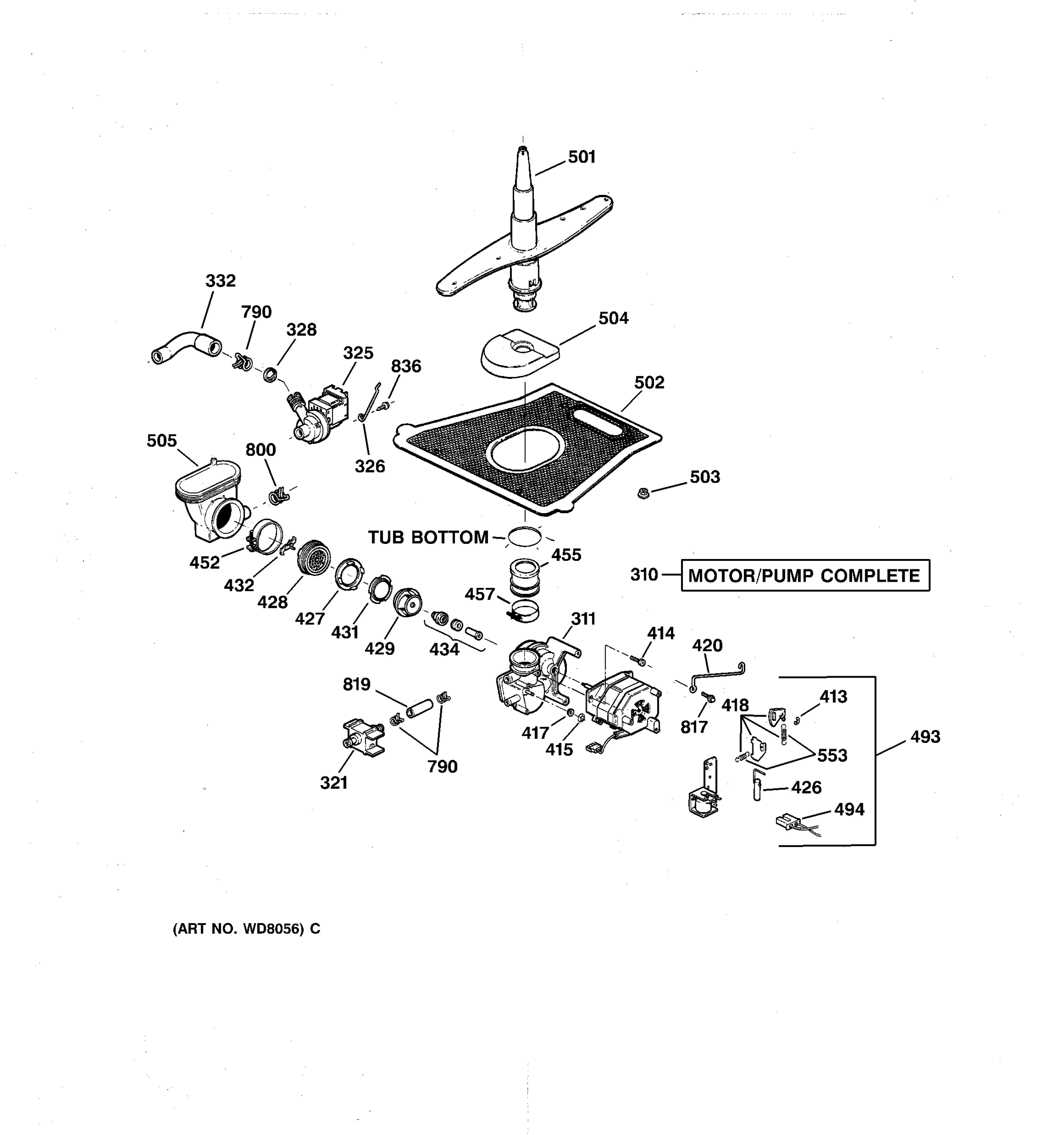 MOTOR-PUMP MECHANISM