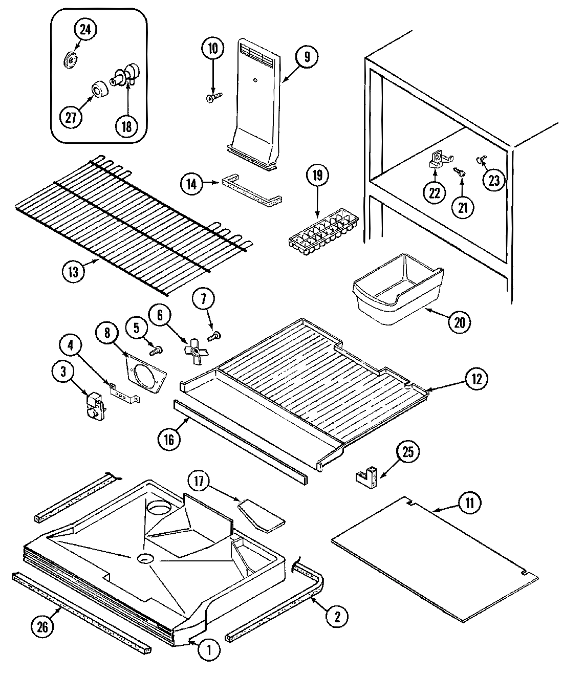 01 - FREEZER COMPARTMENT