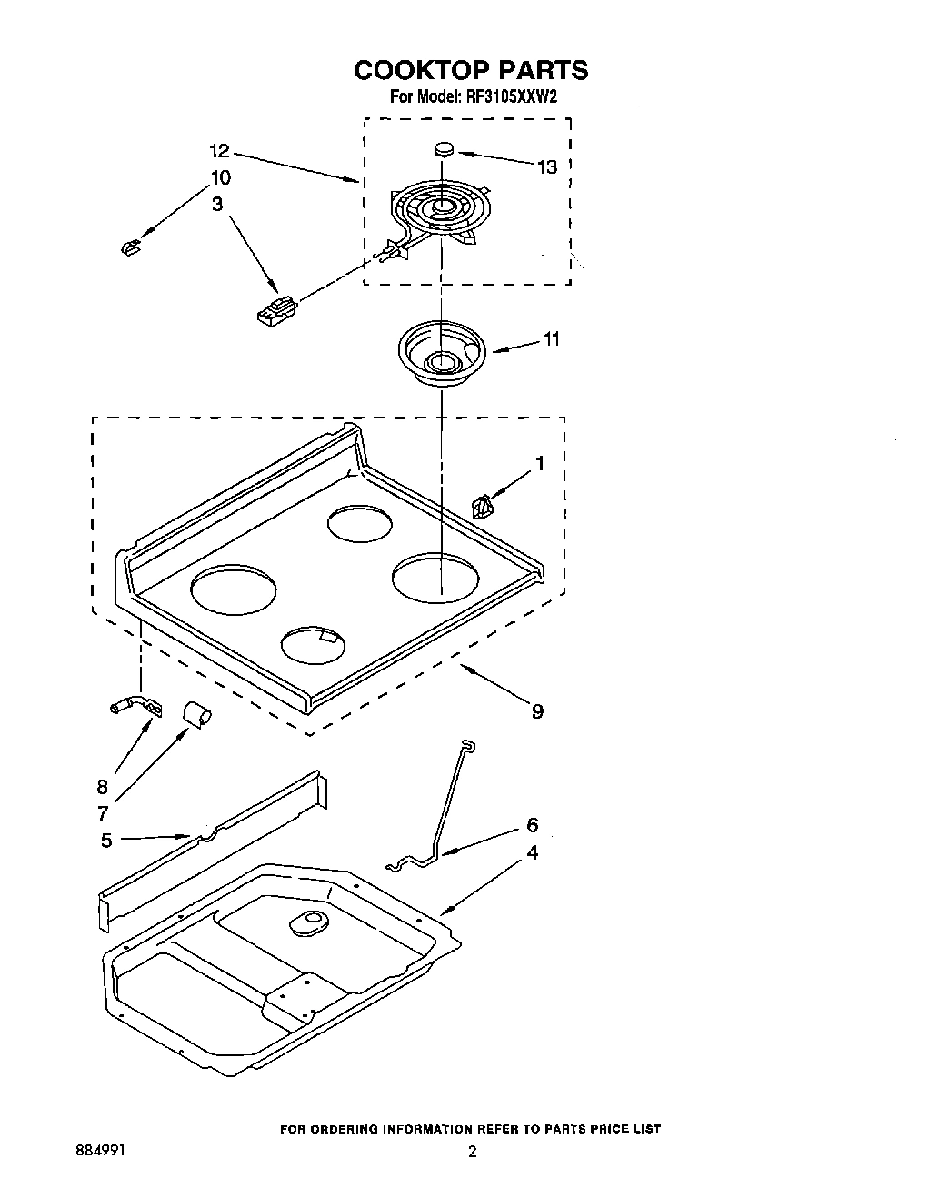 02 - COOKTOP, LIT/OPTIONAL