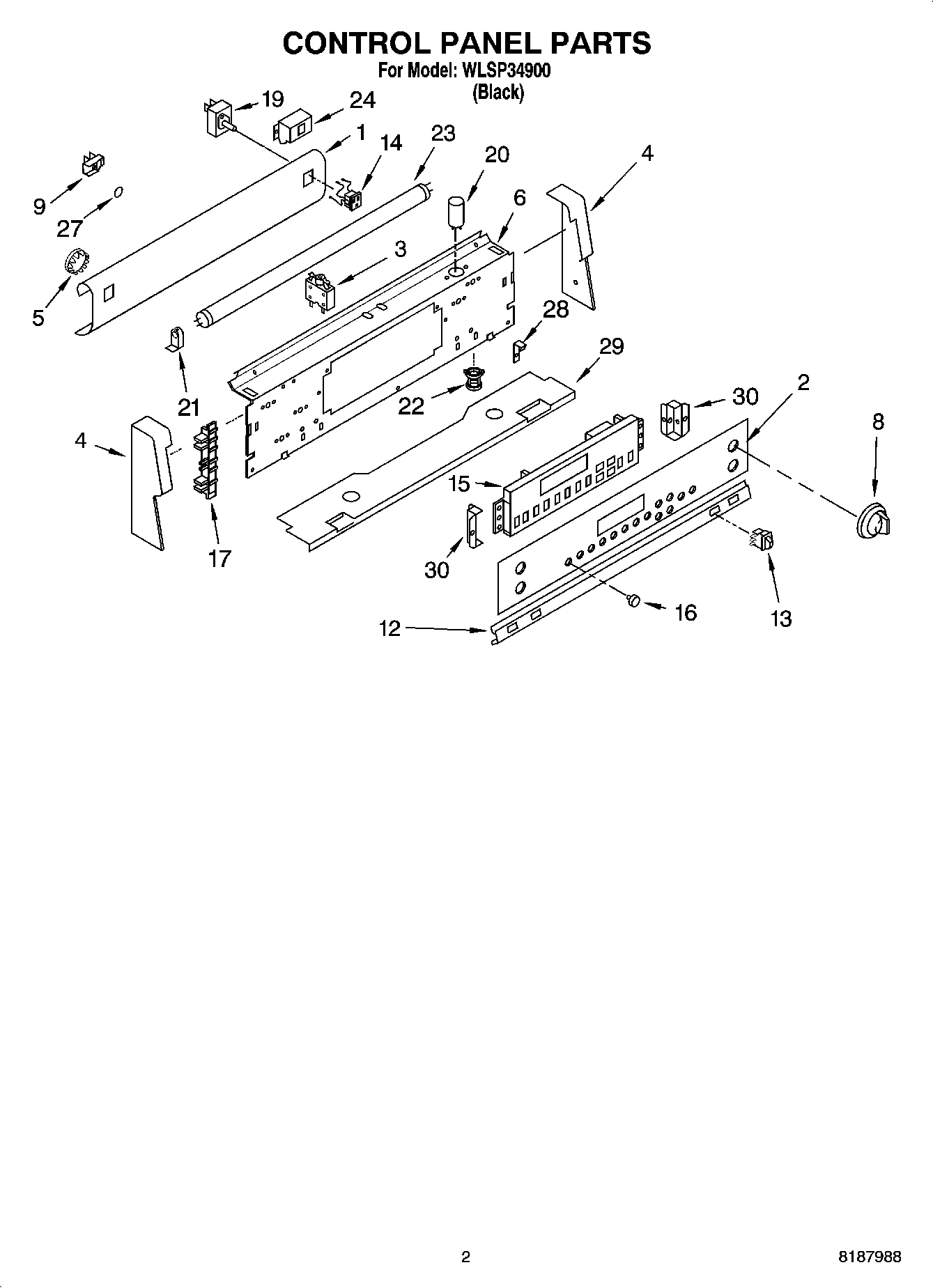 02 - CONTROL PANEL PARTS
