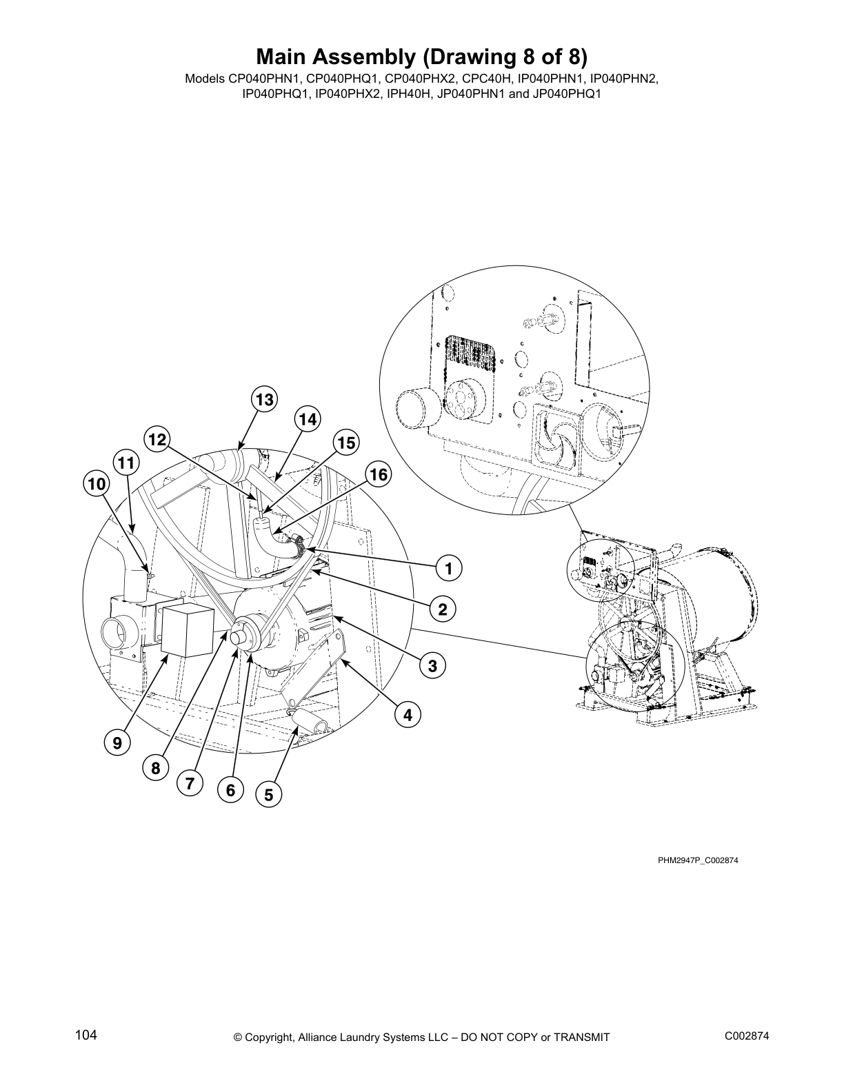 Main Assembly (Drawing 8 of 8)