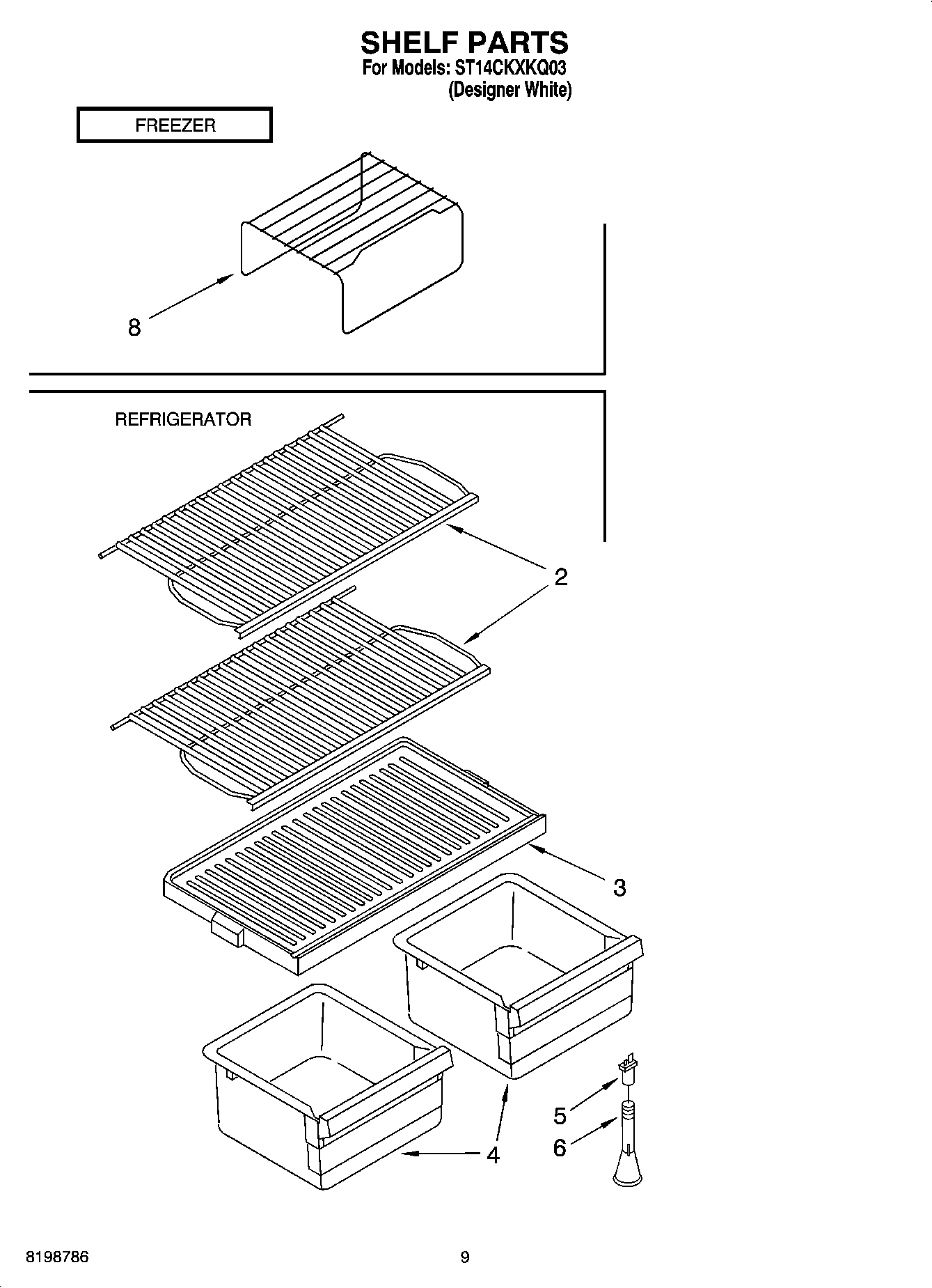 05 - SHELF PARTS, OPTIONAL PARTS