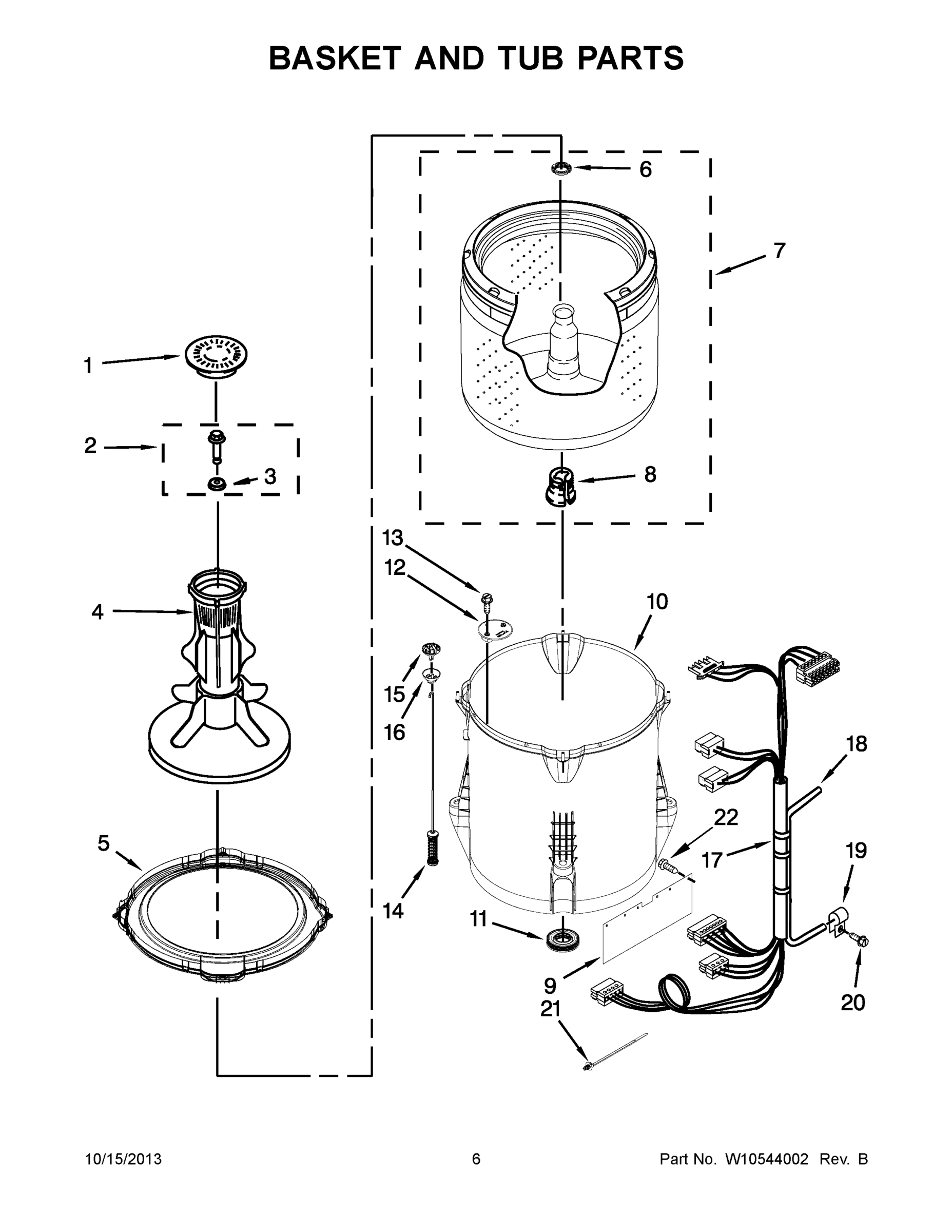 04 - BASKET AND TUB PARTS