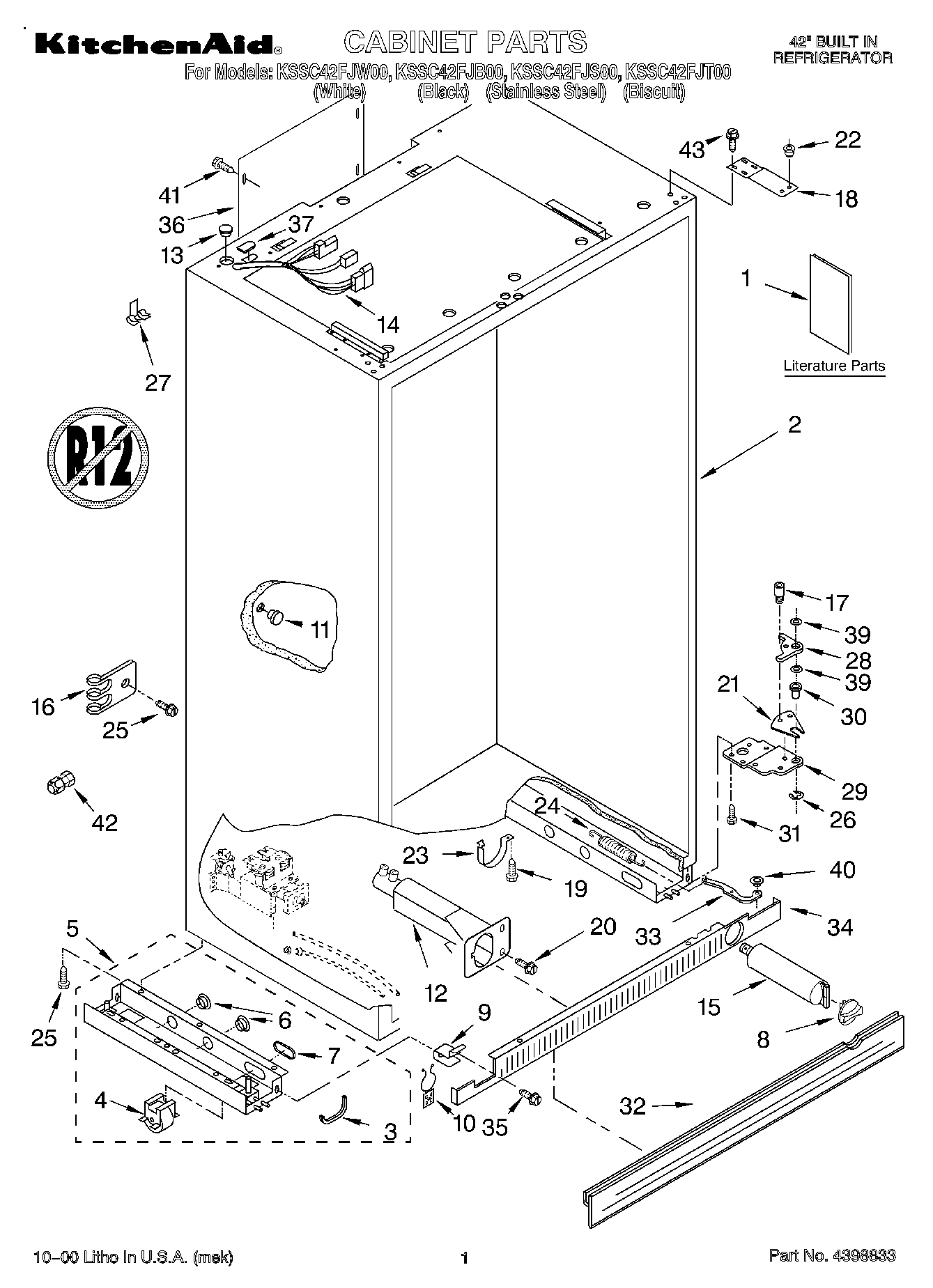 01 - CABINET, LITERATURE