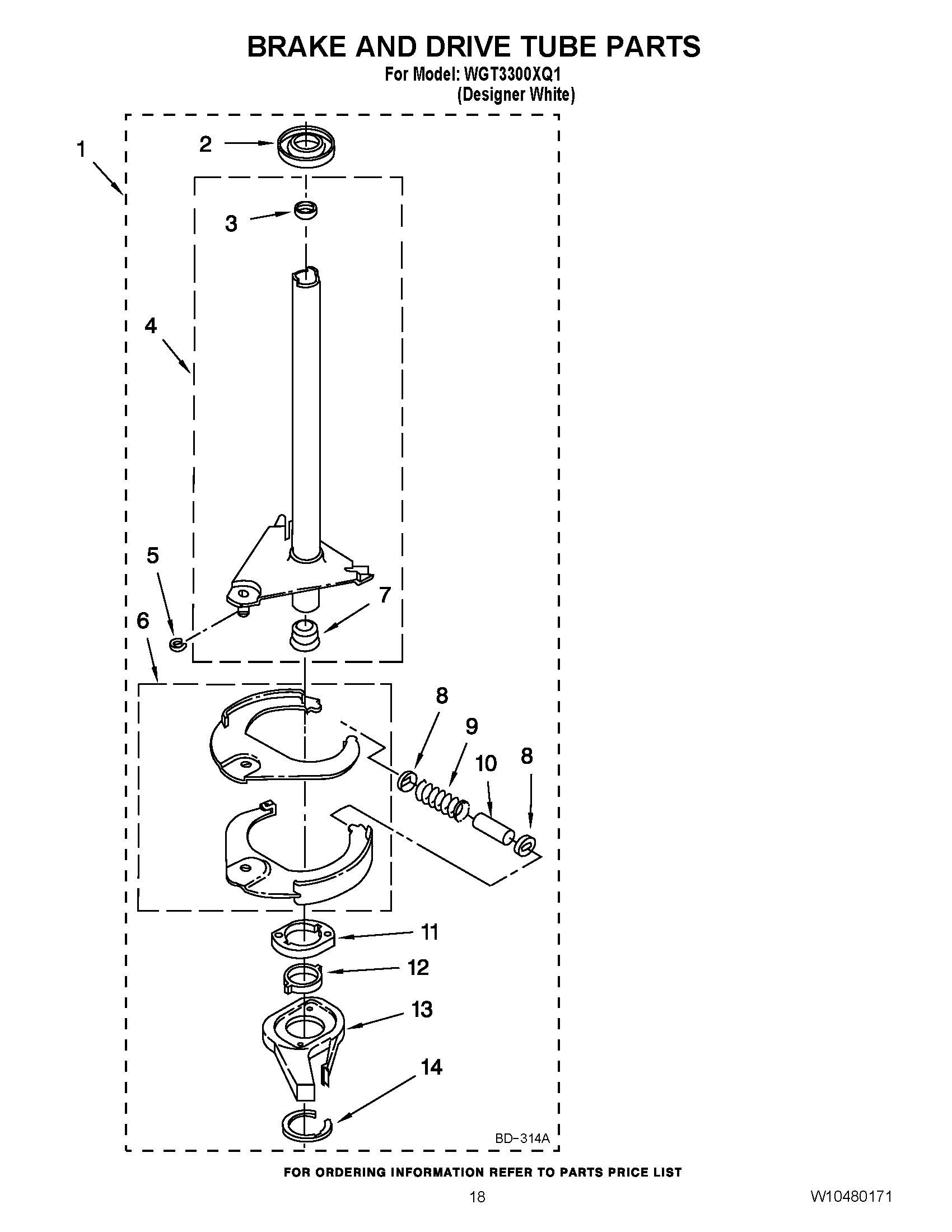 12 - BRAKE AND DRIVE TUBE PARTS