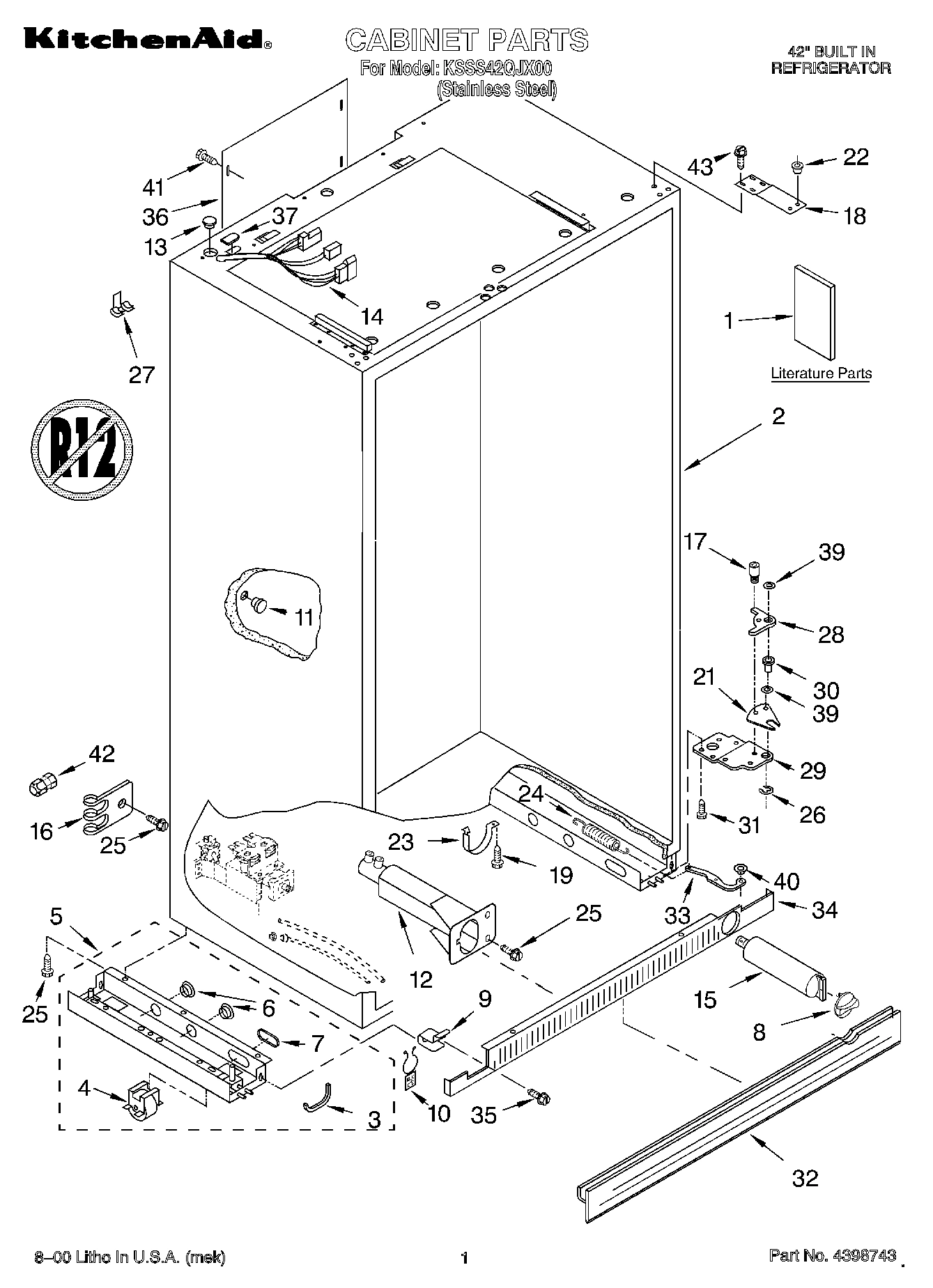01 - CABINET, LITERATURE
