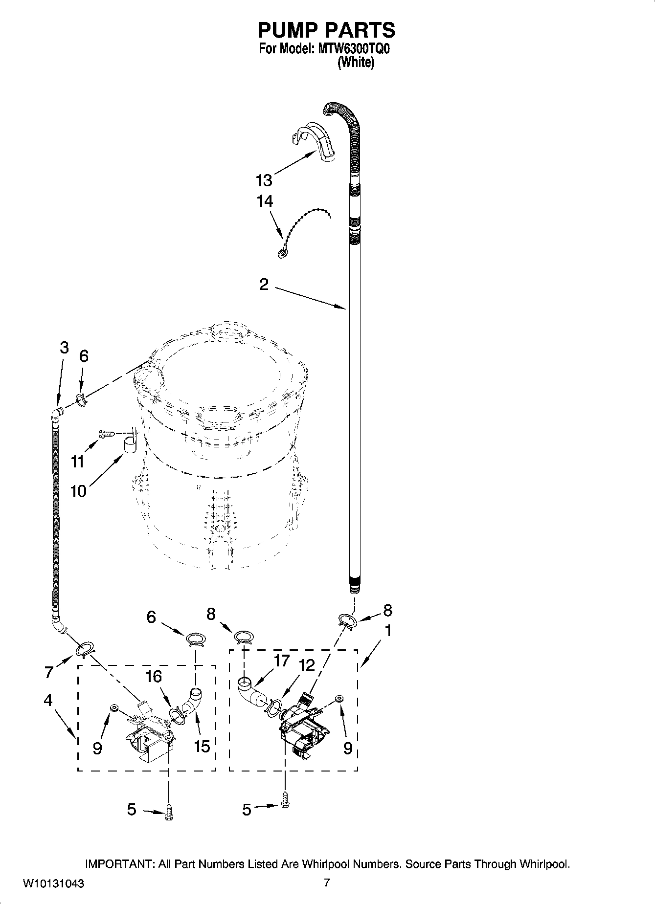 04 - PUMP PARTS, OPTIONAL PARTS (NOT INCLUDED)