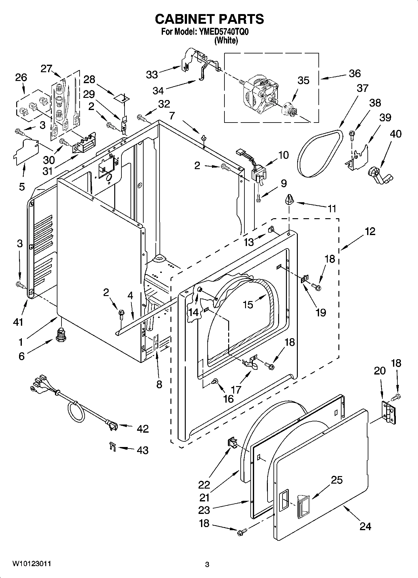 02 - CABINET PARTS
