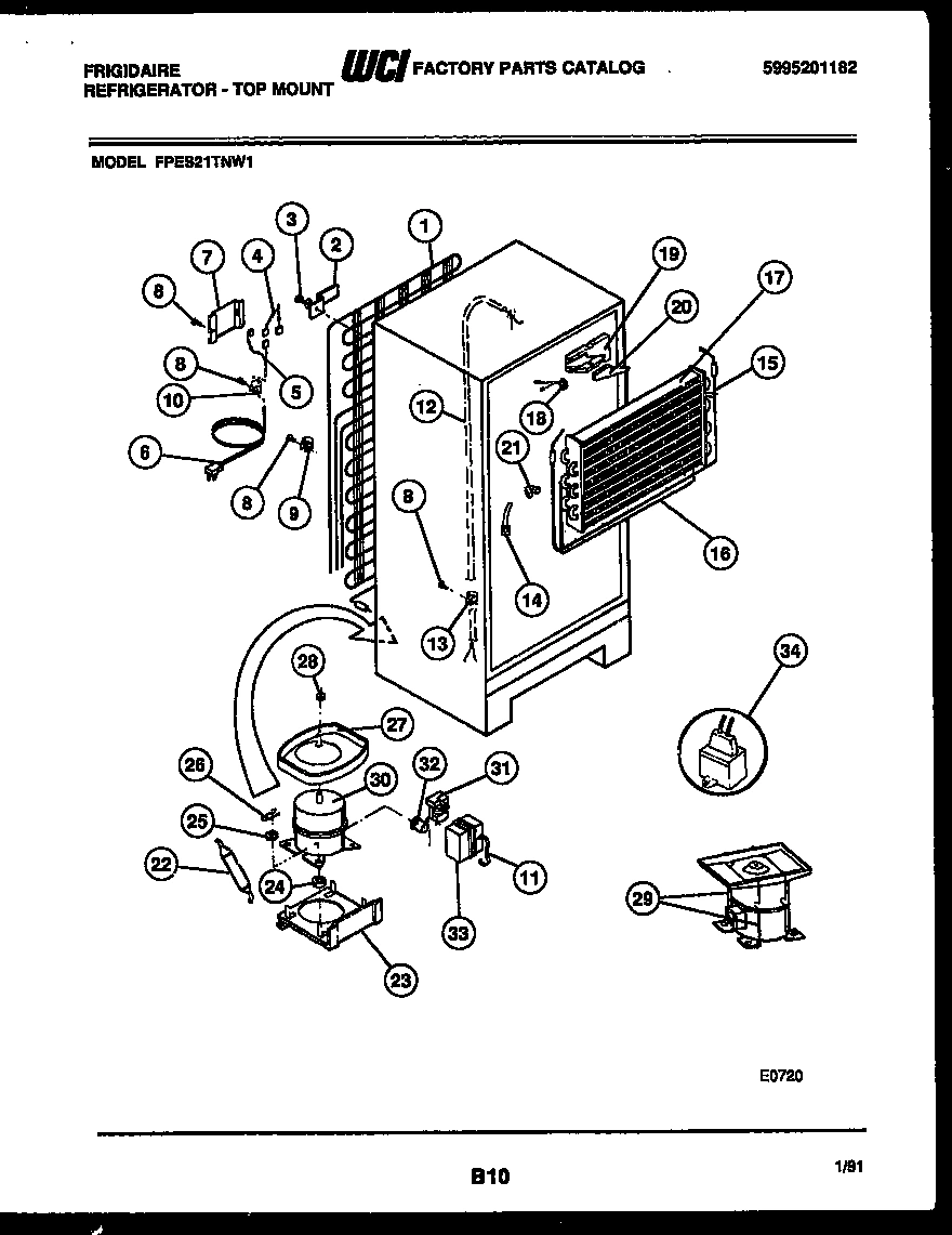 05 - SYSTEM AND AUTOMATIC DEFROST PARTS