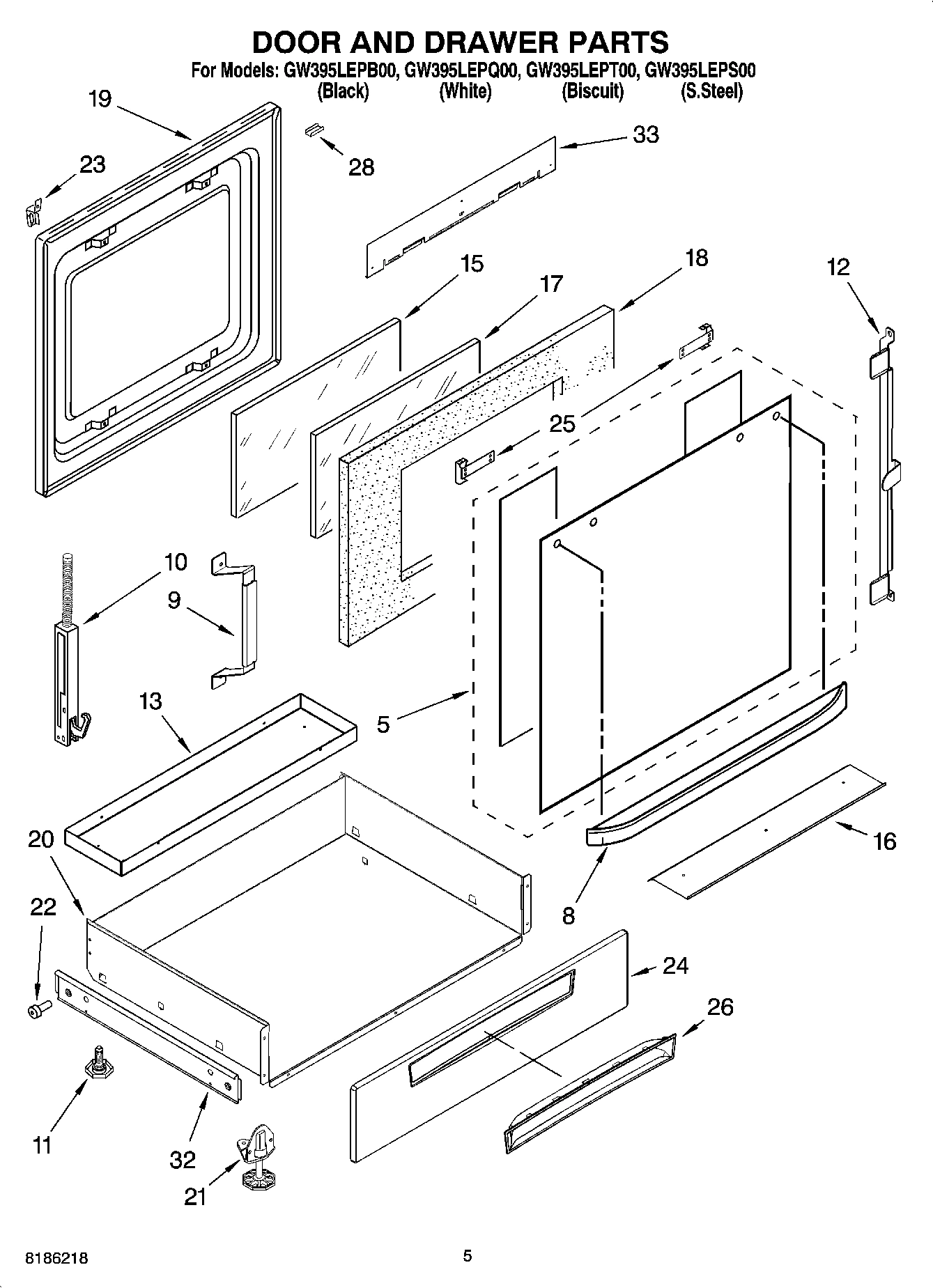 04 - DOOR AND DRAWER PARTS