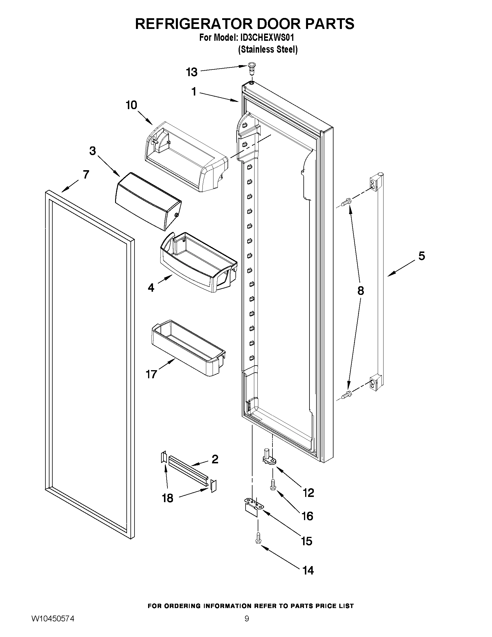 06 - REFRIGERATOR DOOR PARTS