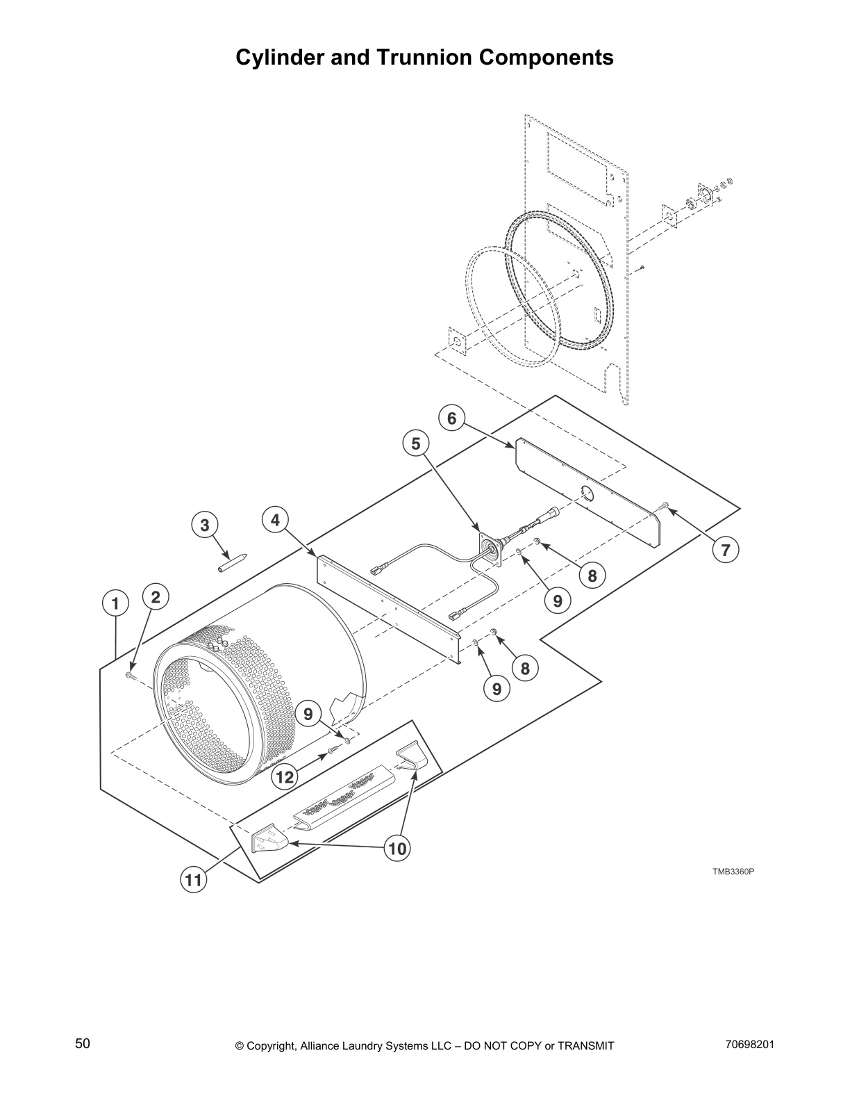 Cylinder and Trunnion Components