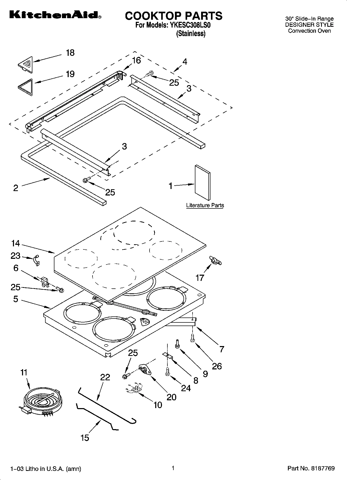 01 - COOKTOP PARTS