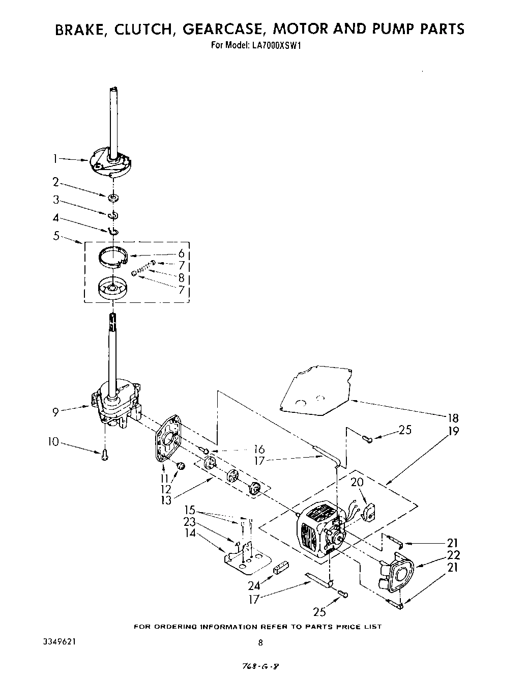 06 - BRAKE, CLUTCH, GEARCASE, MOTOR AND PUMP