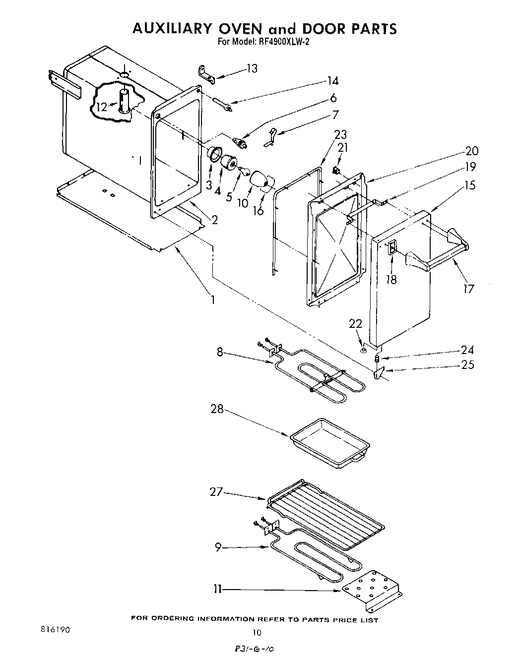 06 - AUXILIARY OVEN AND DOOR , LITERATURE