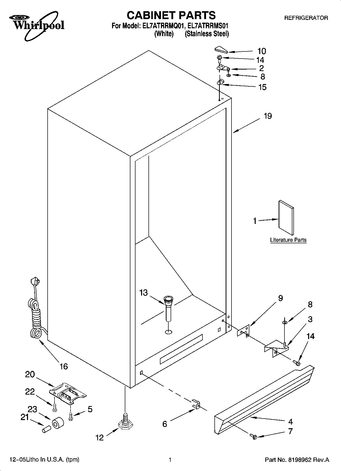 01 - CABINET PARTS